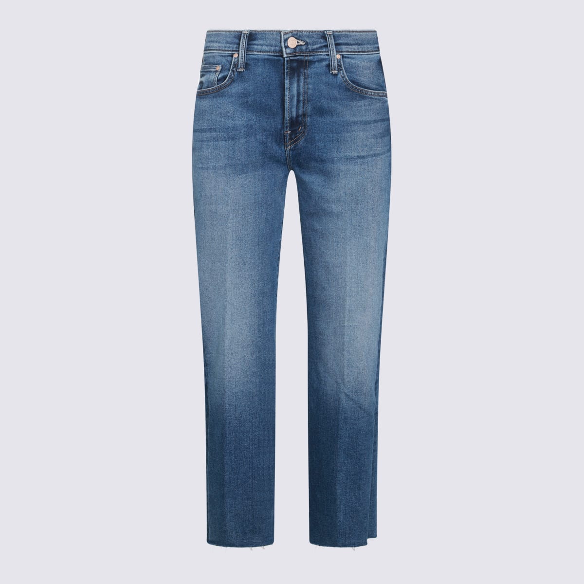 Blue Cotton Denim Jeans