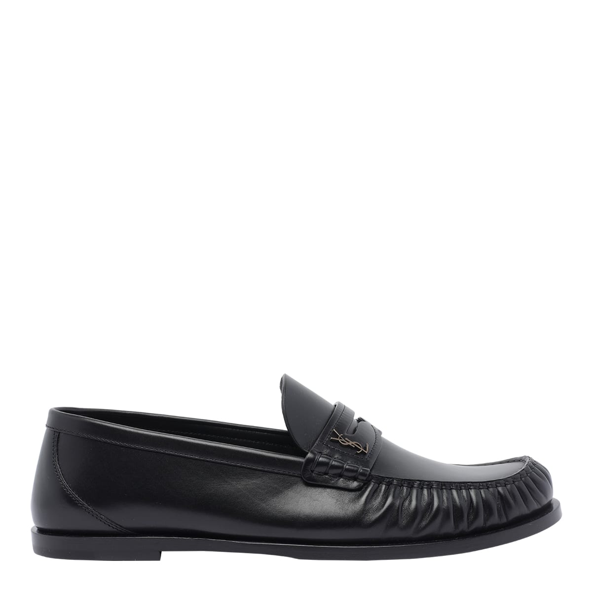 Saint Laurent Laurent Loafers In Black