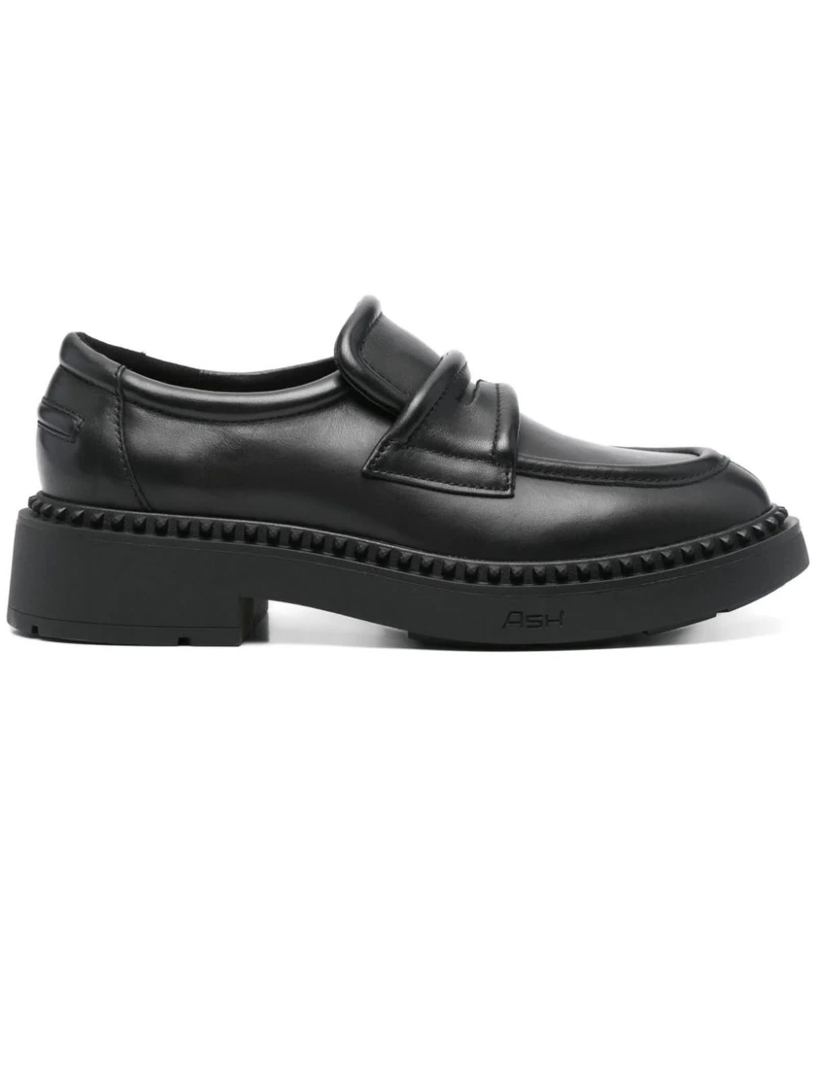 Ash Black Calf Leather Miracle Loafers