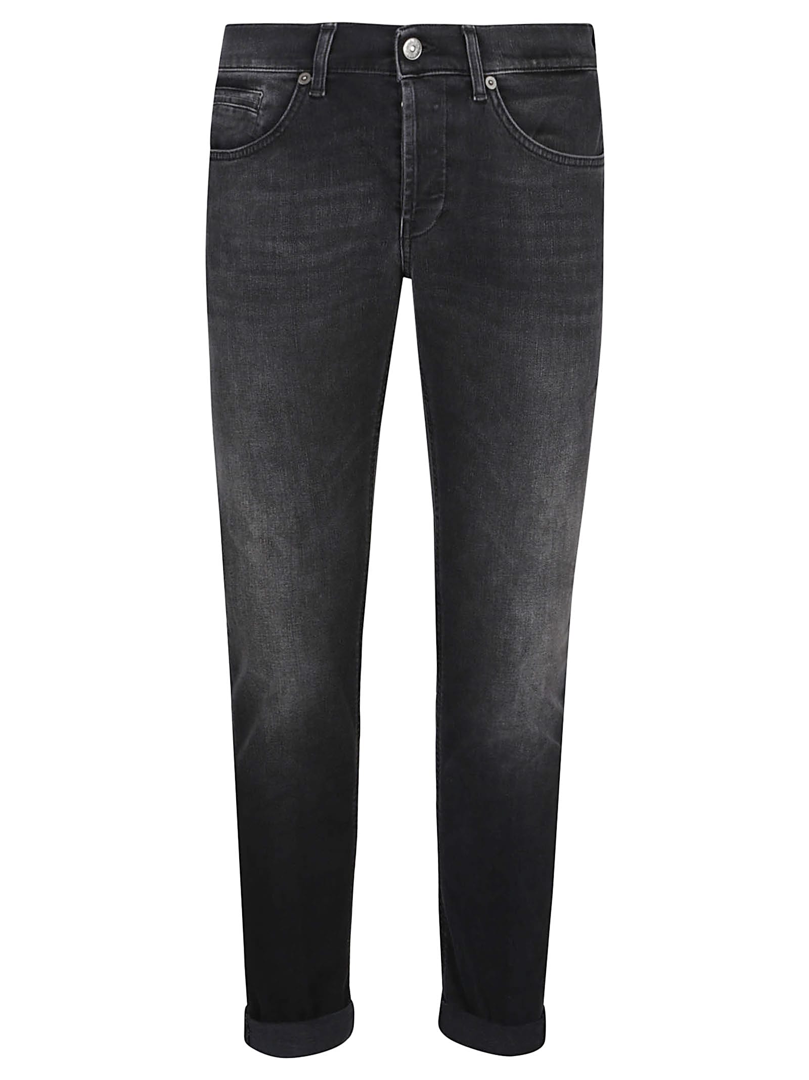 Shop Dondup George Jeans In Nero