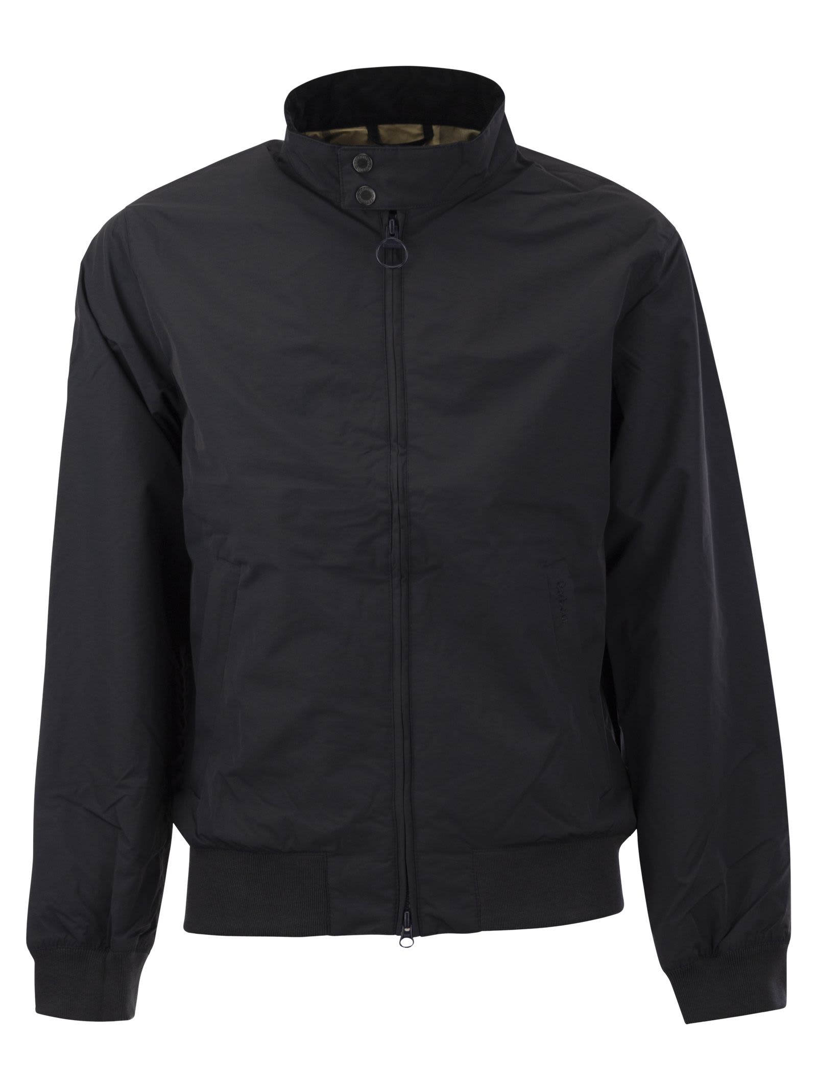 Barbour Royston - Casual Bomber Jacket In Blue