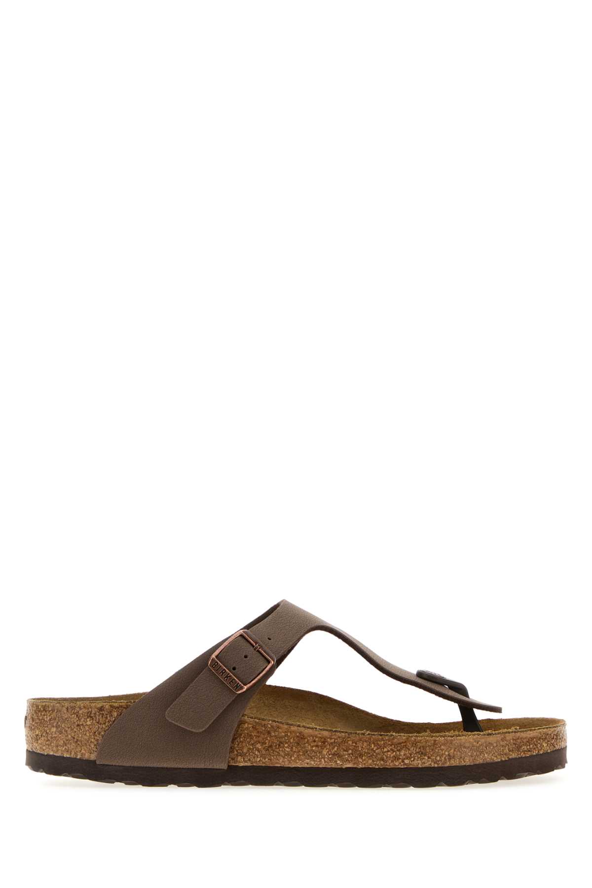 Birkenstock Mud Leather Gizeh Thong Slippers In Brown