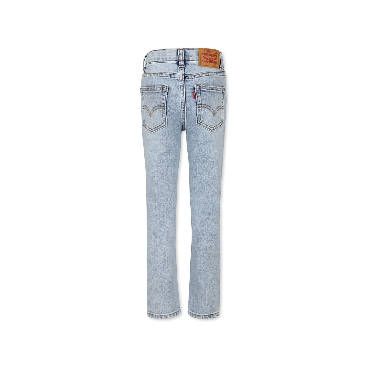 Levi's Blue 510 Jeans For Boy With Logo In Denim