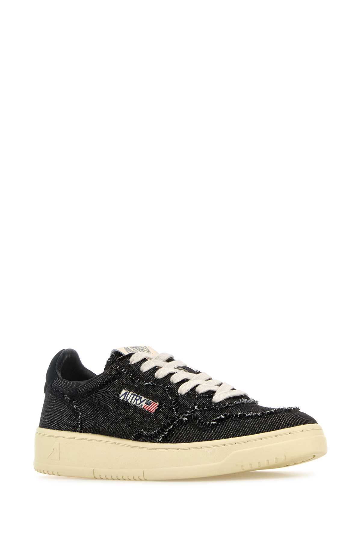 Autry Black Leather Medalist Sneakers In De04