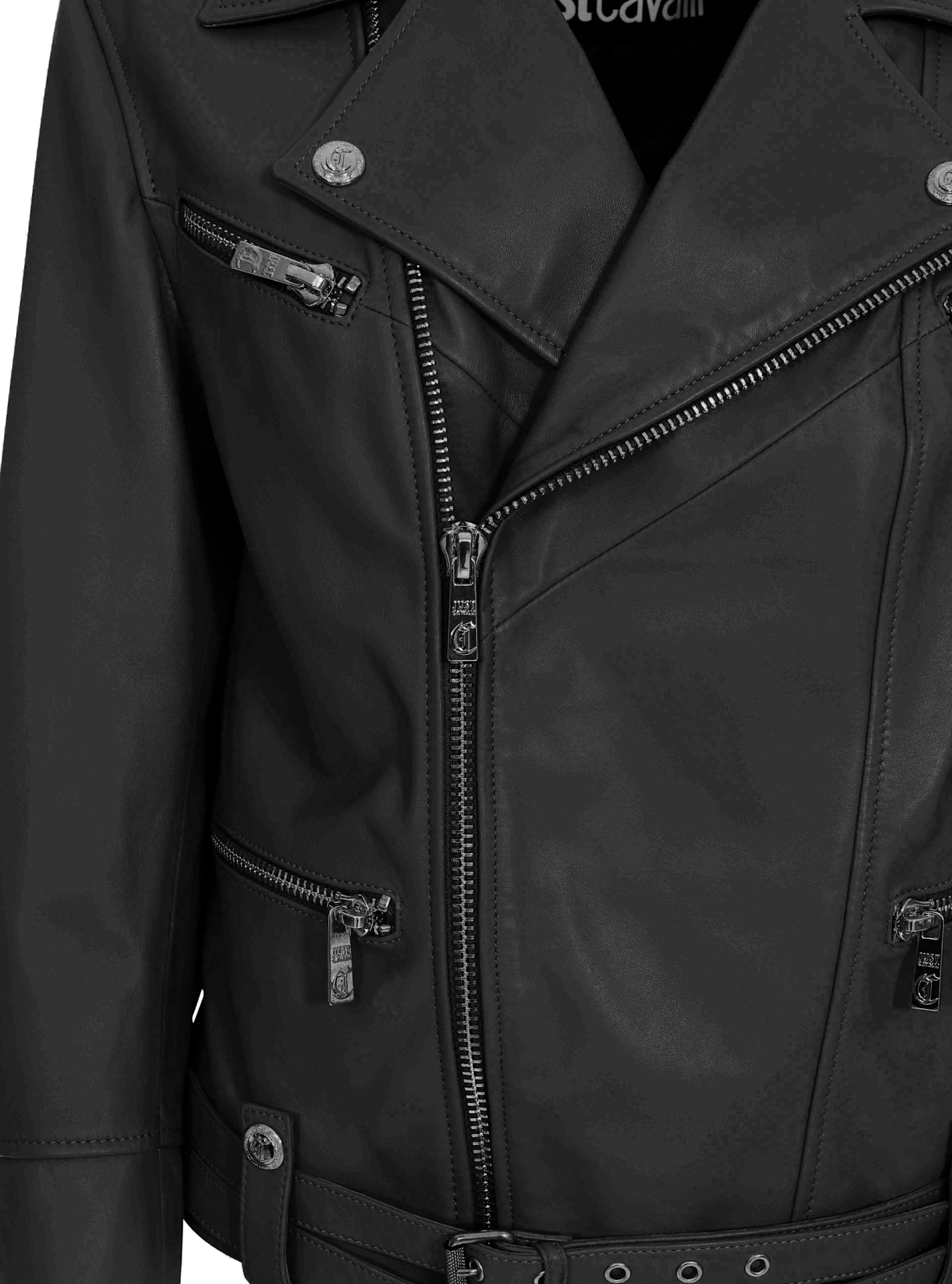 JUST CAVALLI JUST CAVALLI LEATHER JACKET 