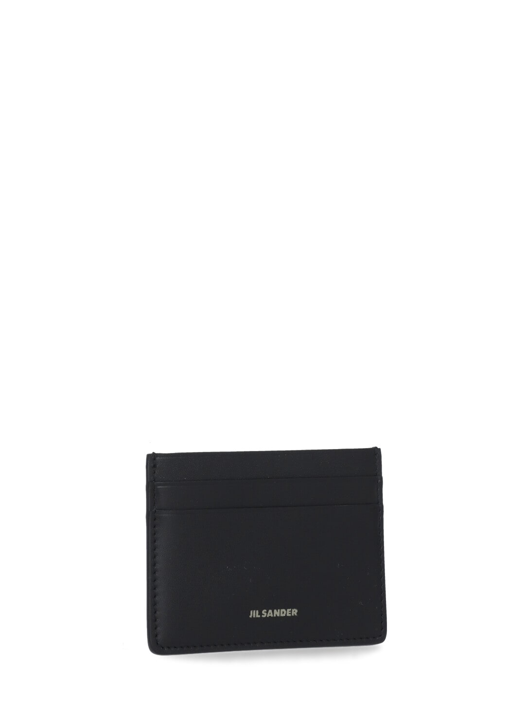 Shop Jil Sander Leather Card Holders In Black