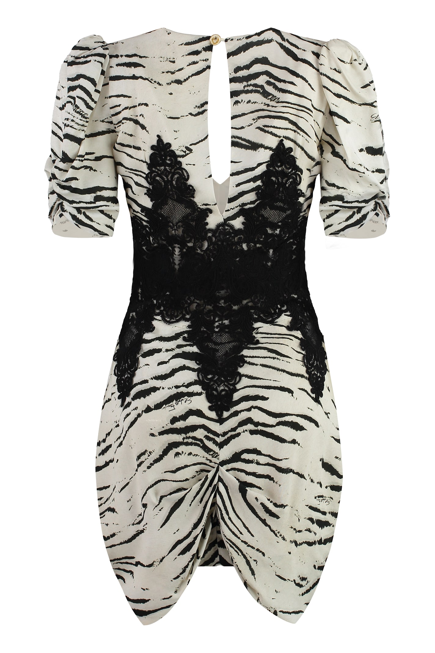 Elisabetta Franchi Animal-print Mini Dress In Animalier