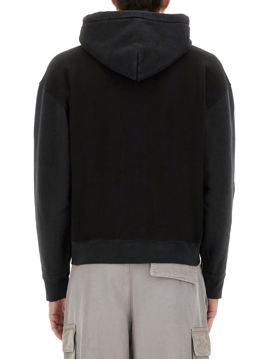 Our Legacy "rascal" Hooded Sweater Featuring Pockets In Black