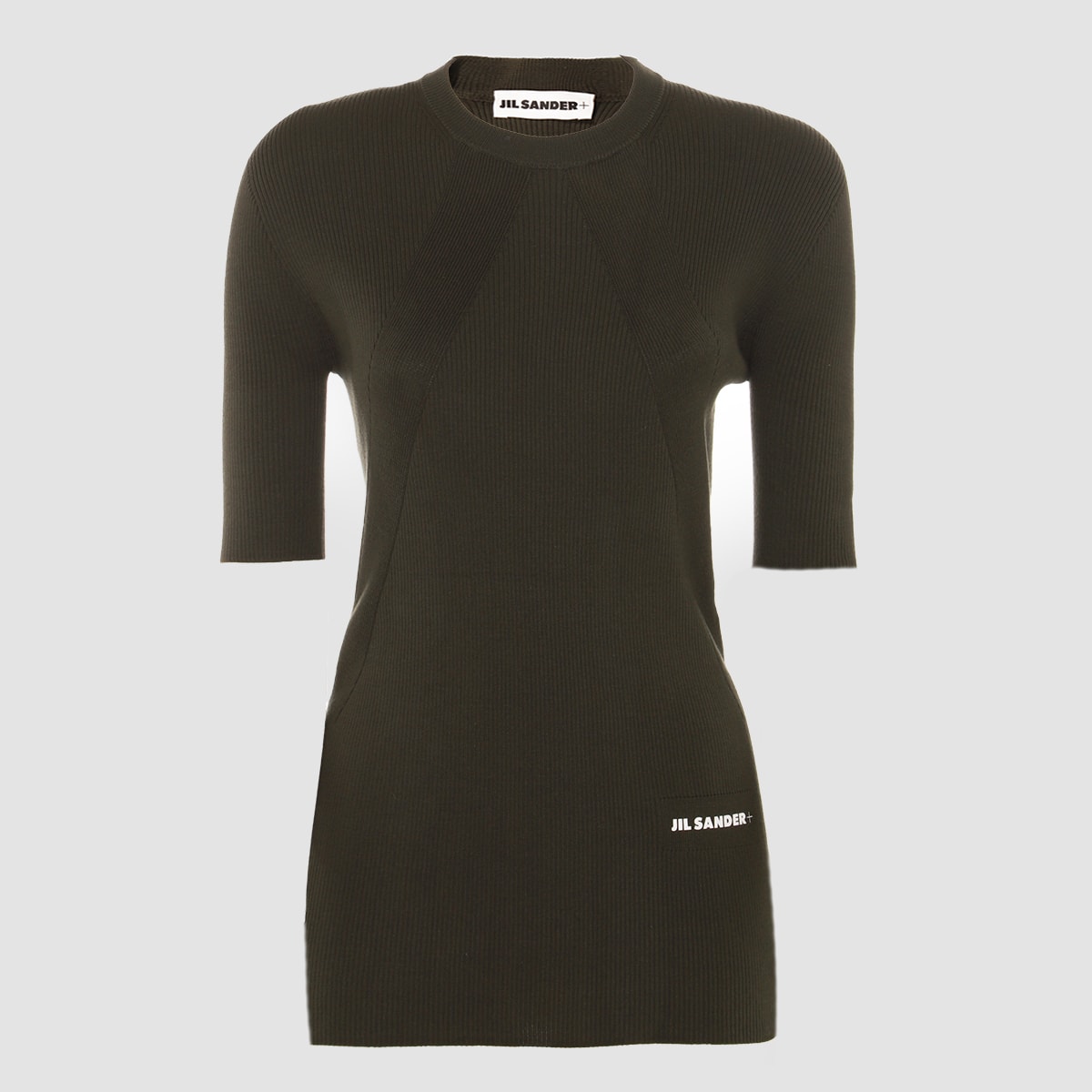 Shop Jil Sander Black Cotton Knitwear