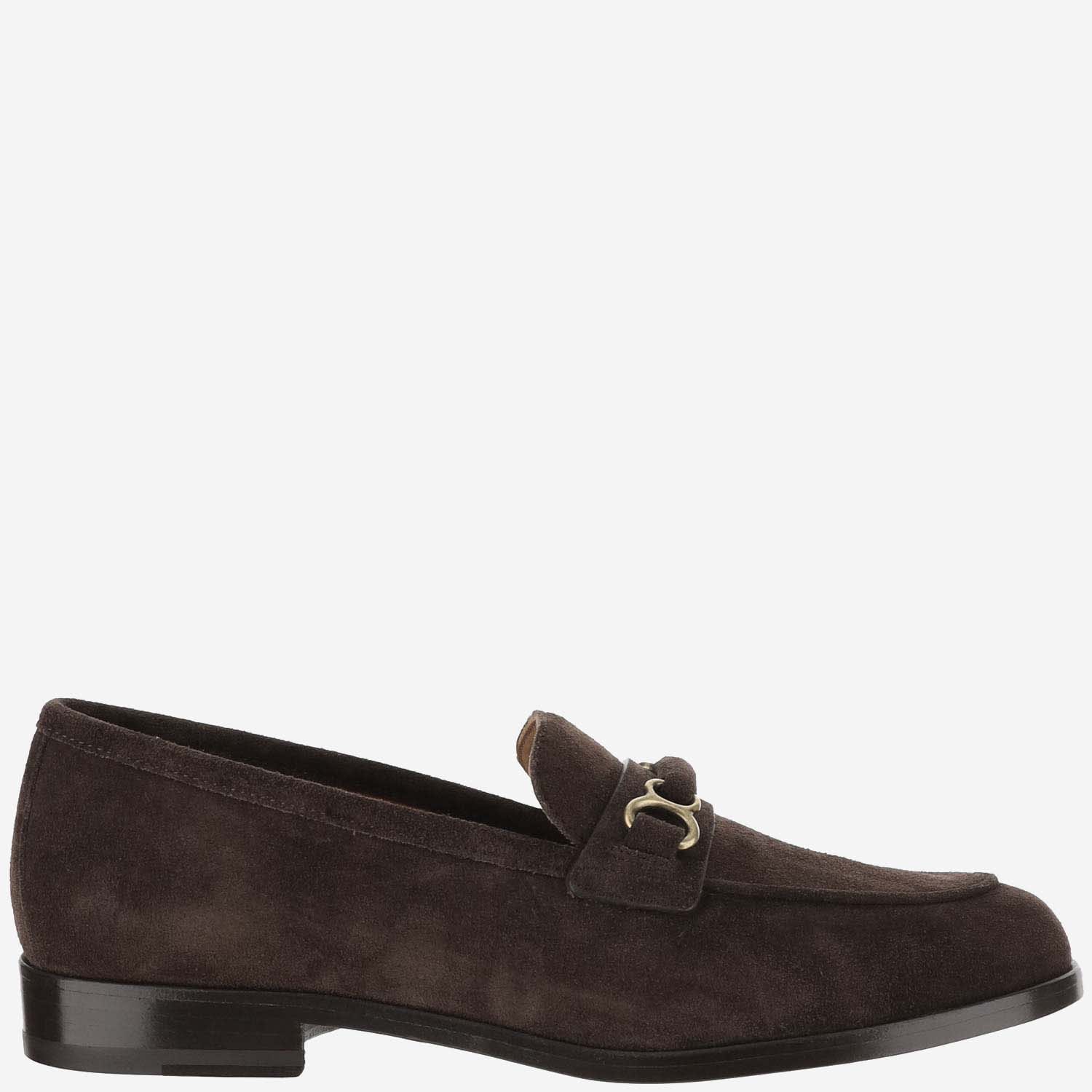 Sartore Suede Loafers In Brown