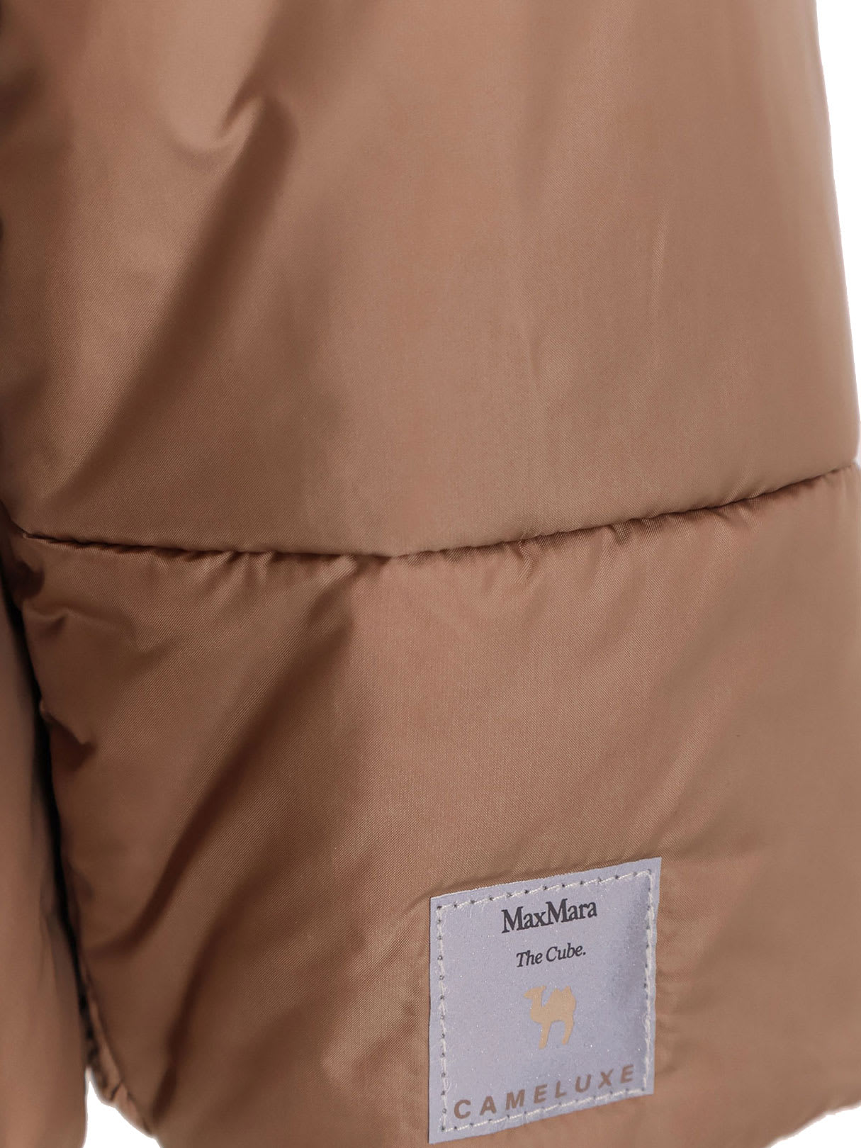 Max Mara The Cube Daria Nylon Jacket In Brown