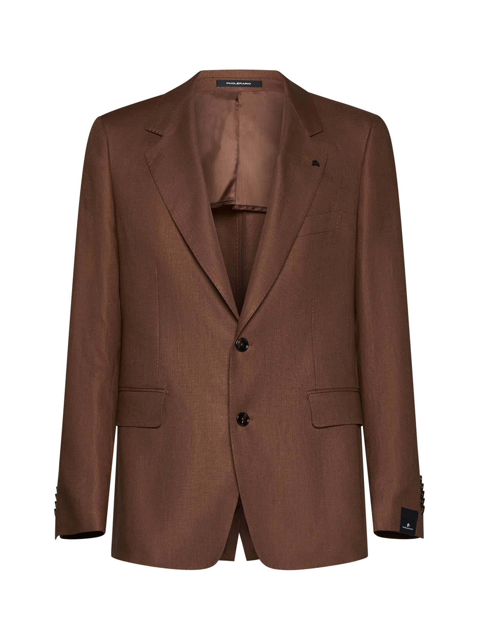 Shop Tagliatore Blazer In Coccio