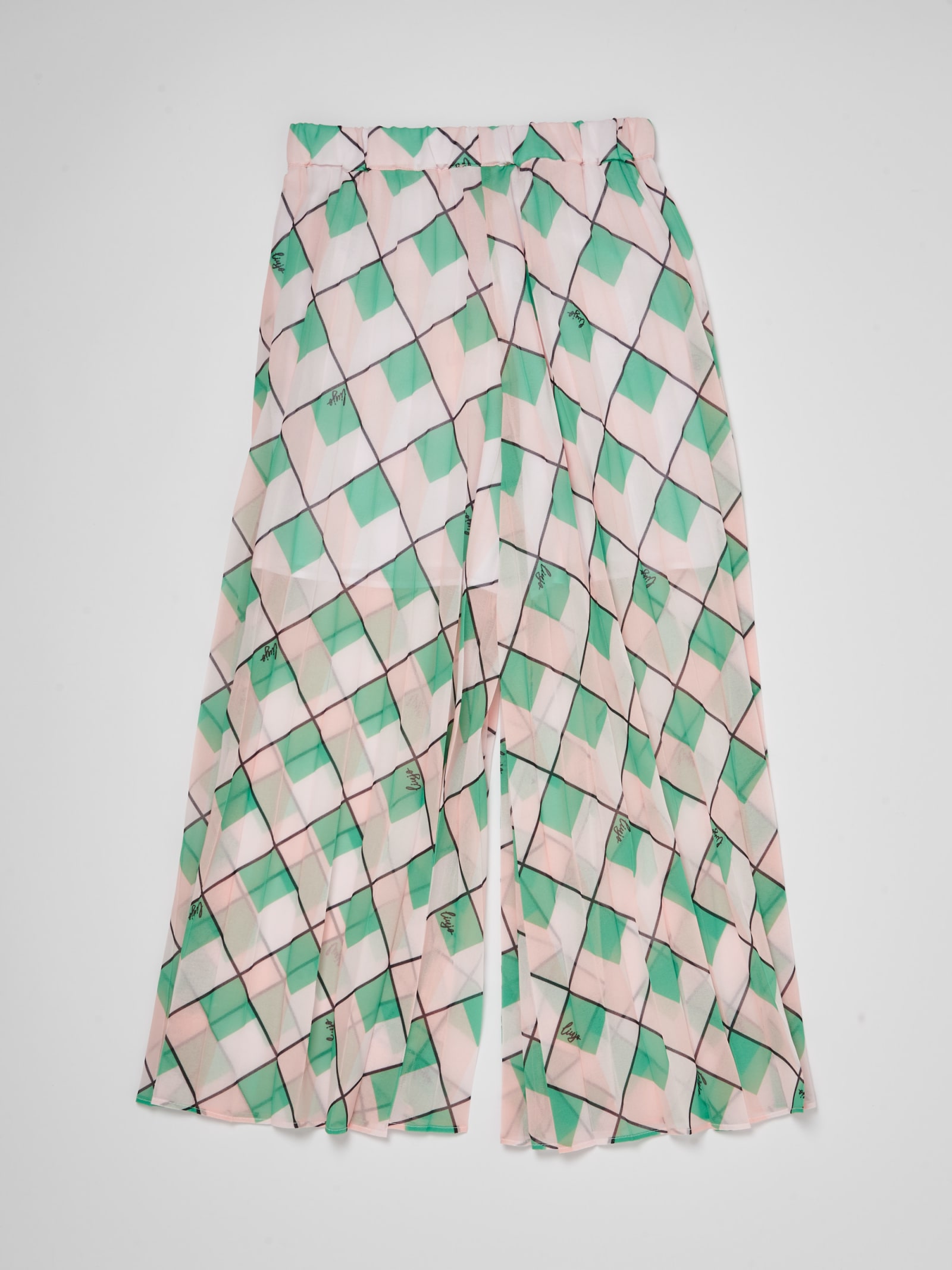 Shop Liu •jo Trousers Trousers In Rosa-verde