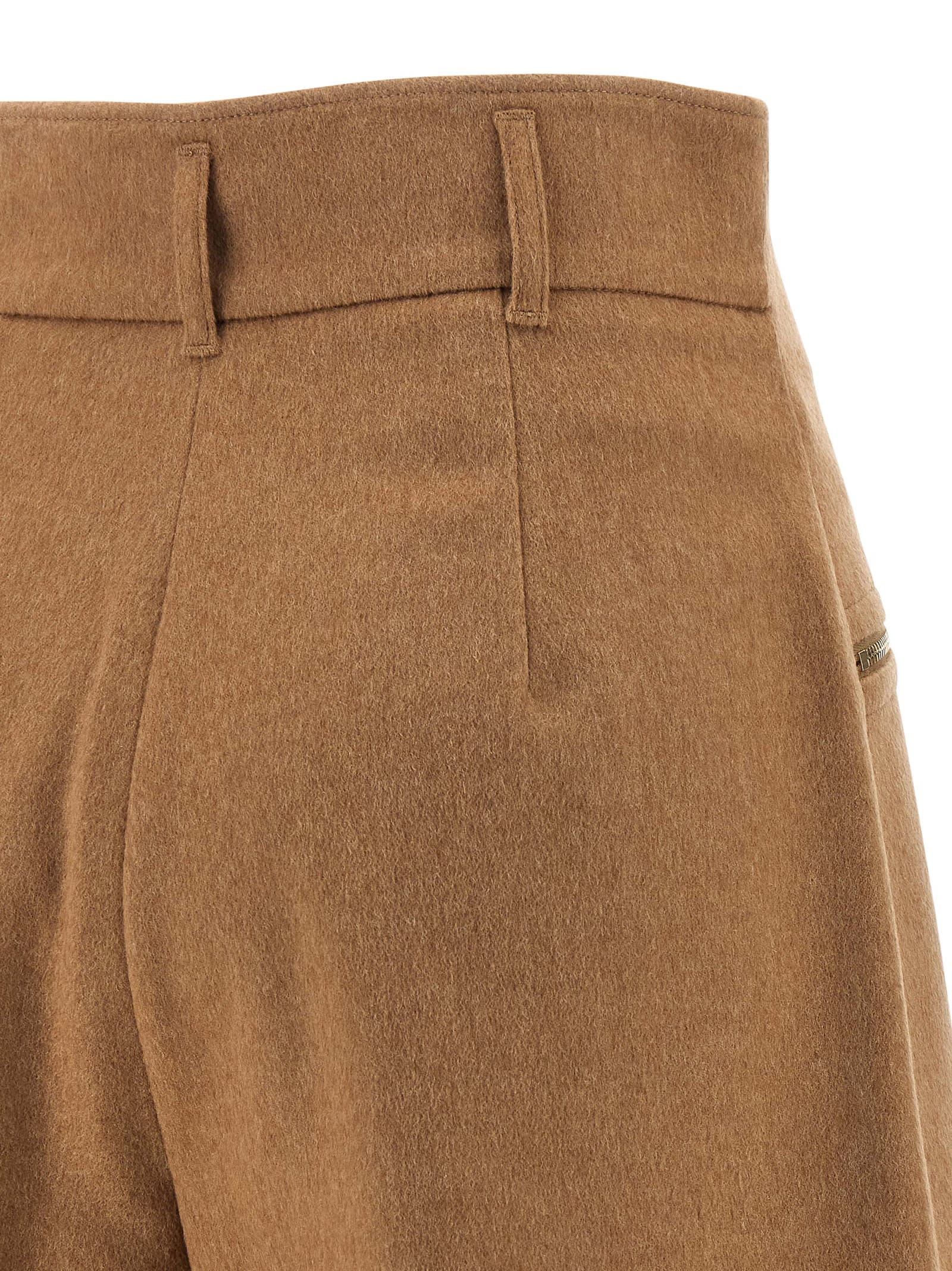 Max Mara Lola Bermuda And Short Brown In Brown