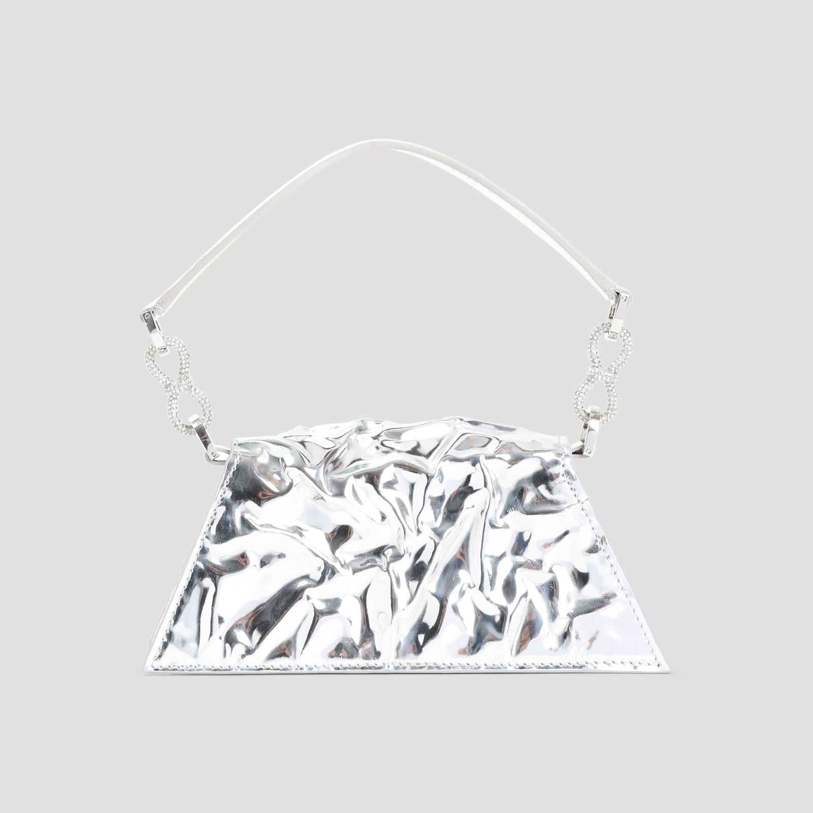 Mach & Mach Double Bow Samantha Silver In Silver