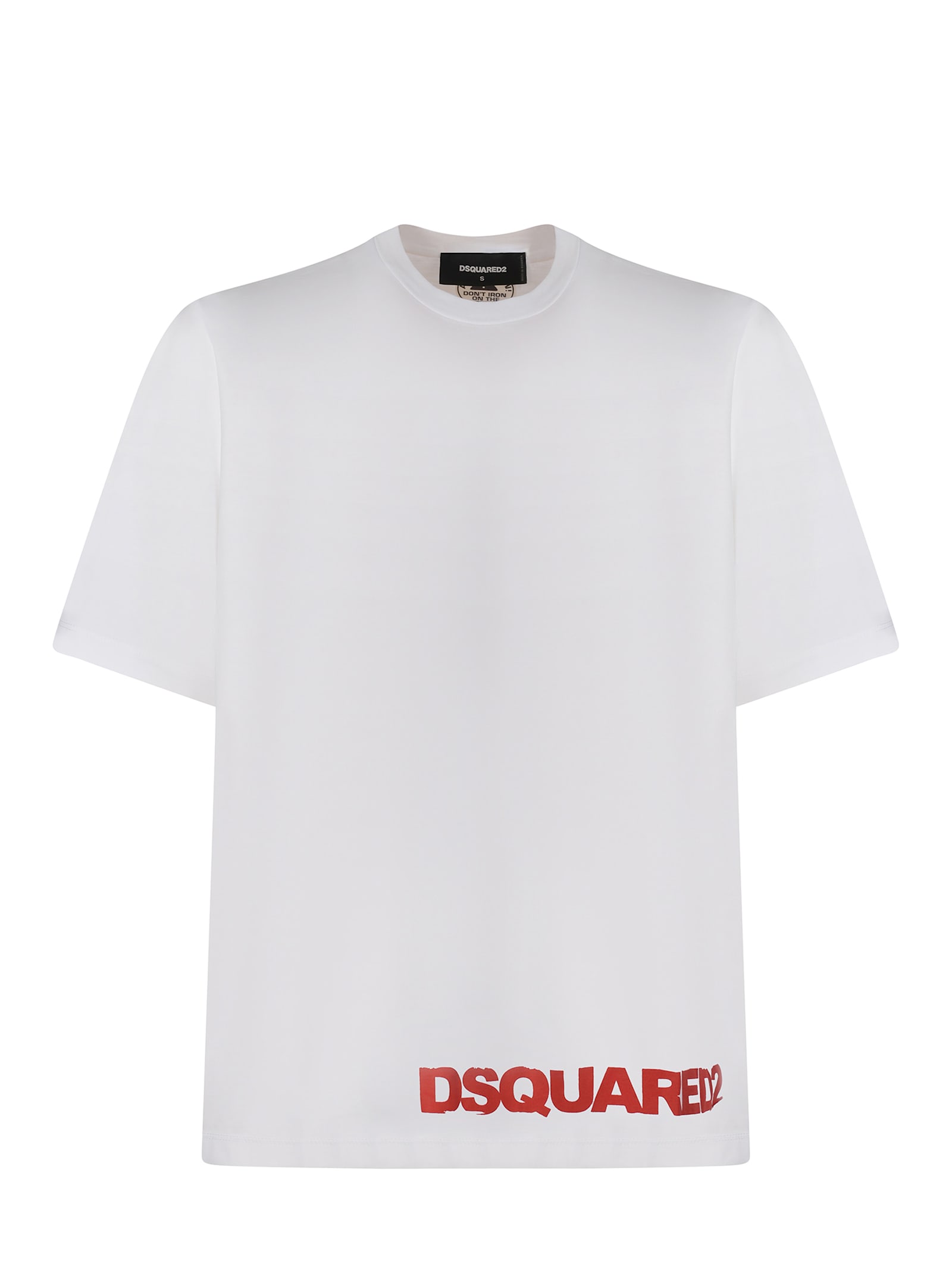 Shop Dsquared2 T-shirt  Made Of Cotton In White