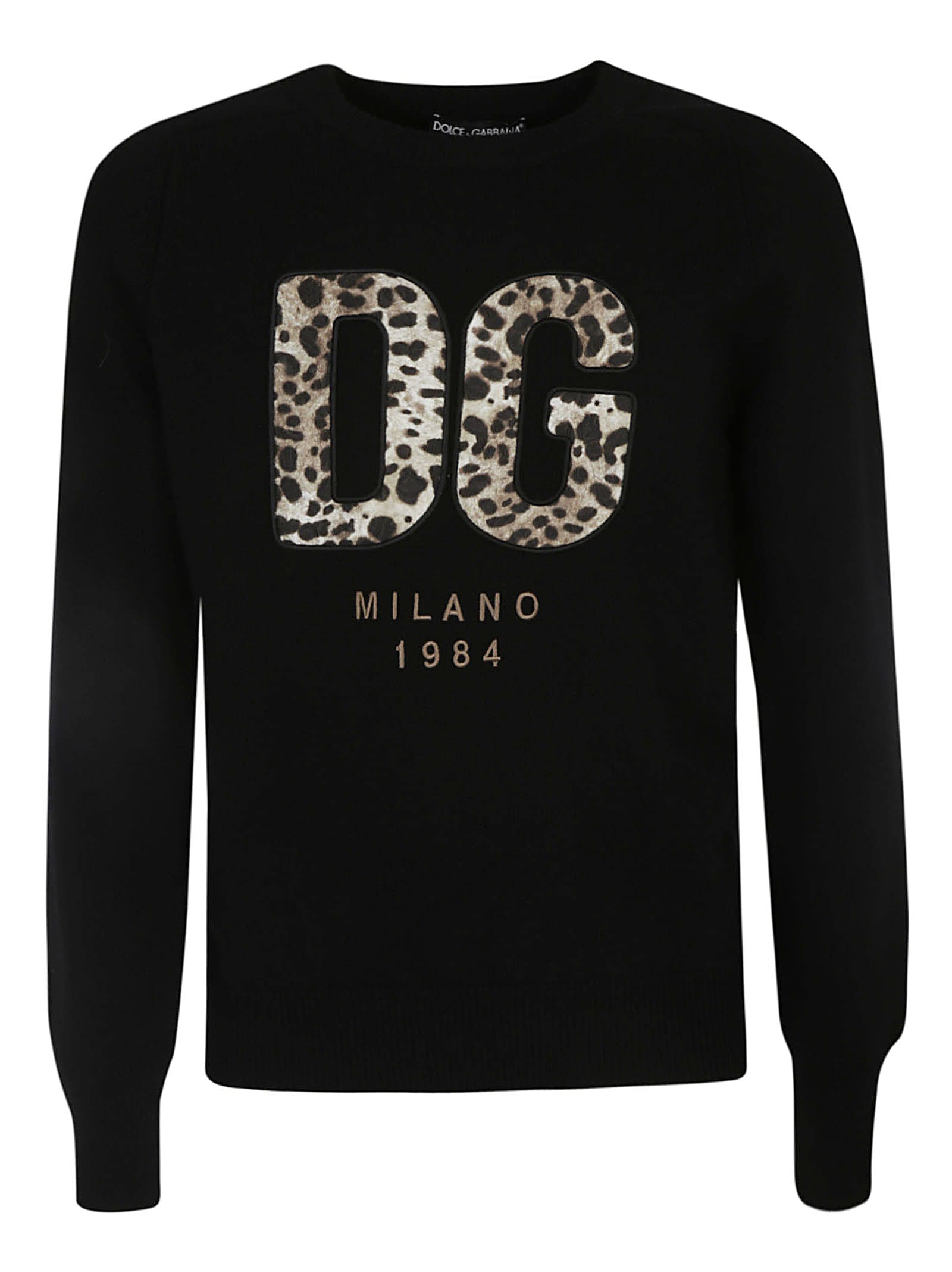 Dolce & Gabbana Milano Logo Patched Sweater