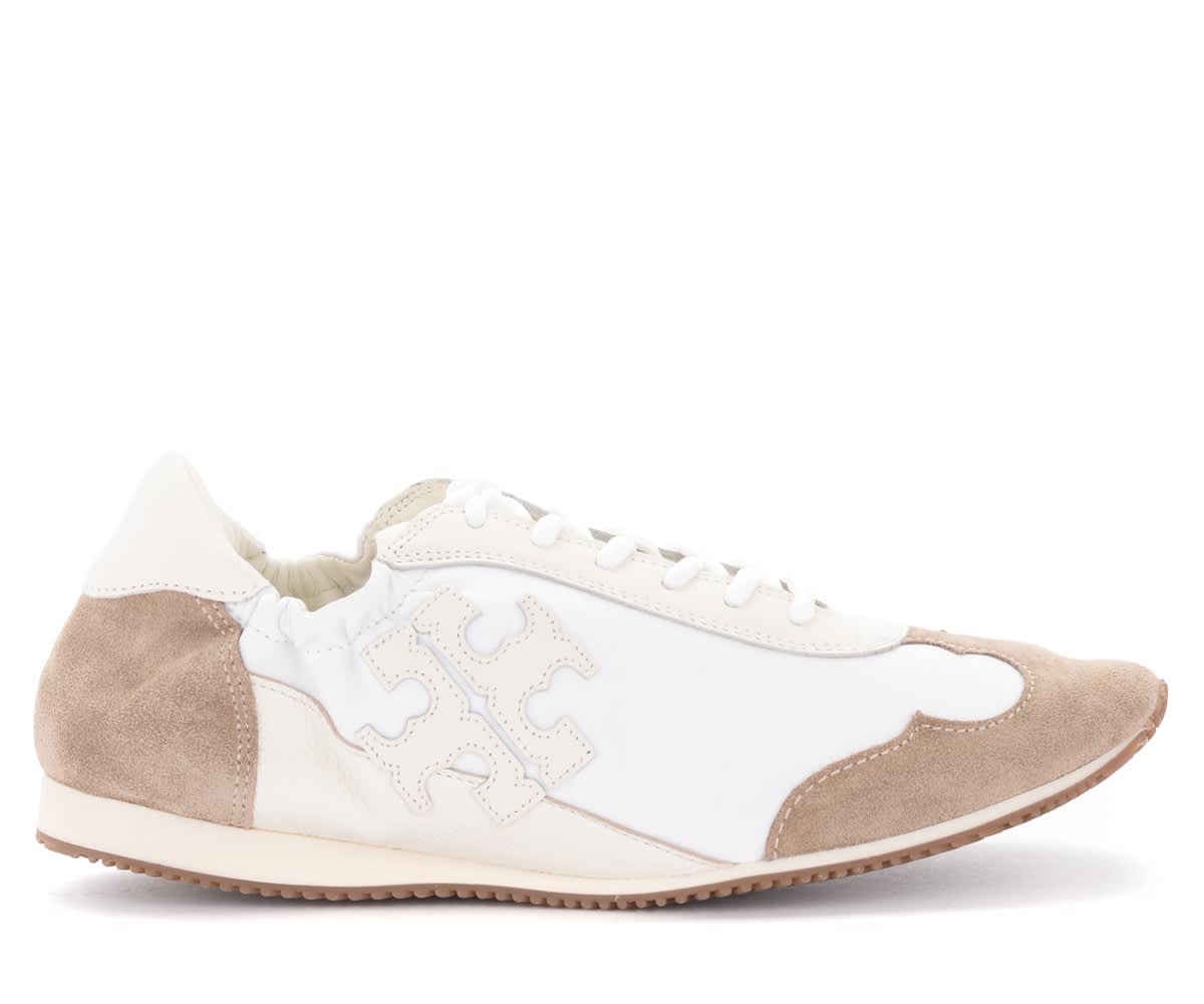 Tory Burch Sneaker In White Leather