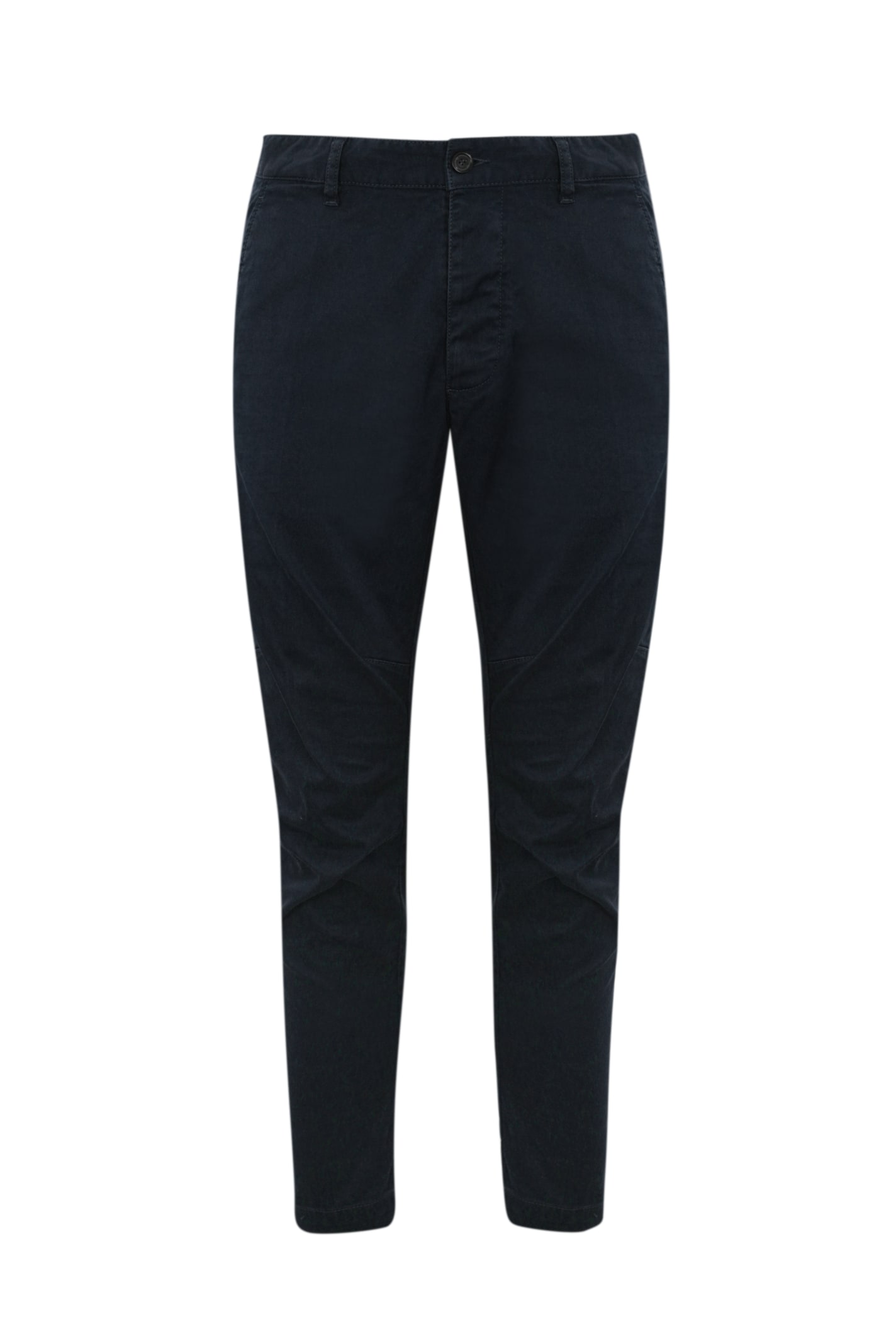 Shop Dsquared2 Sexy Chino Trousers In Stretch Cotton In Blue