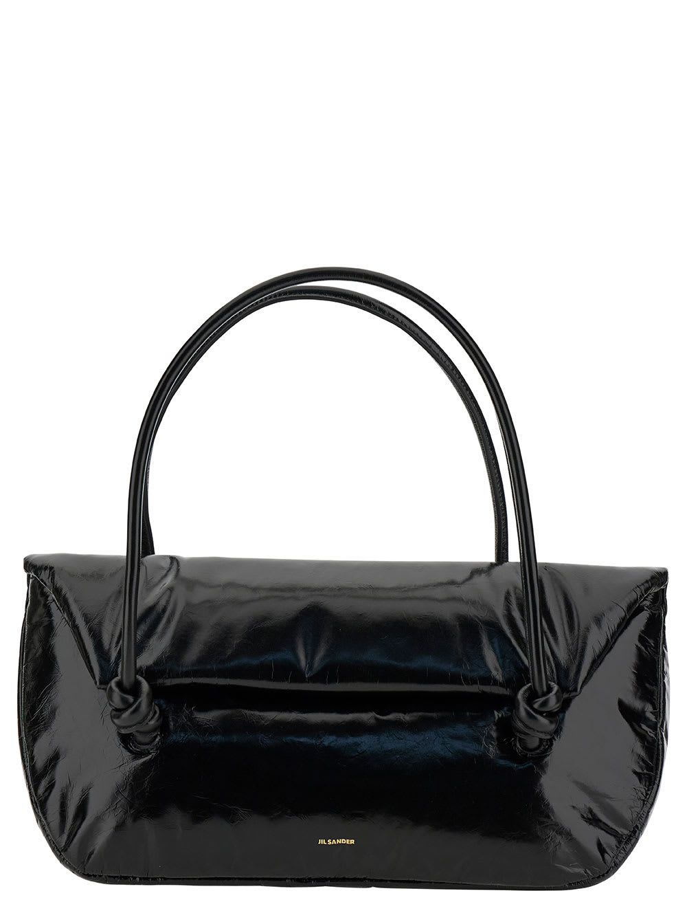 Jil Sander Knot Bag. In Black