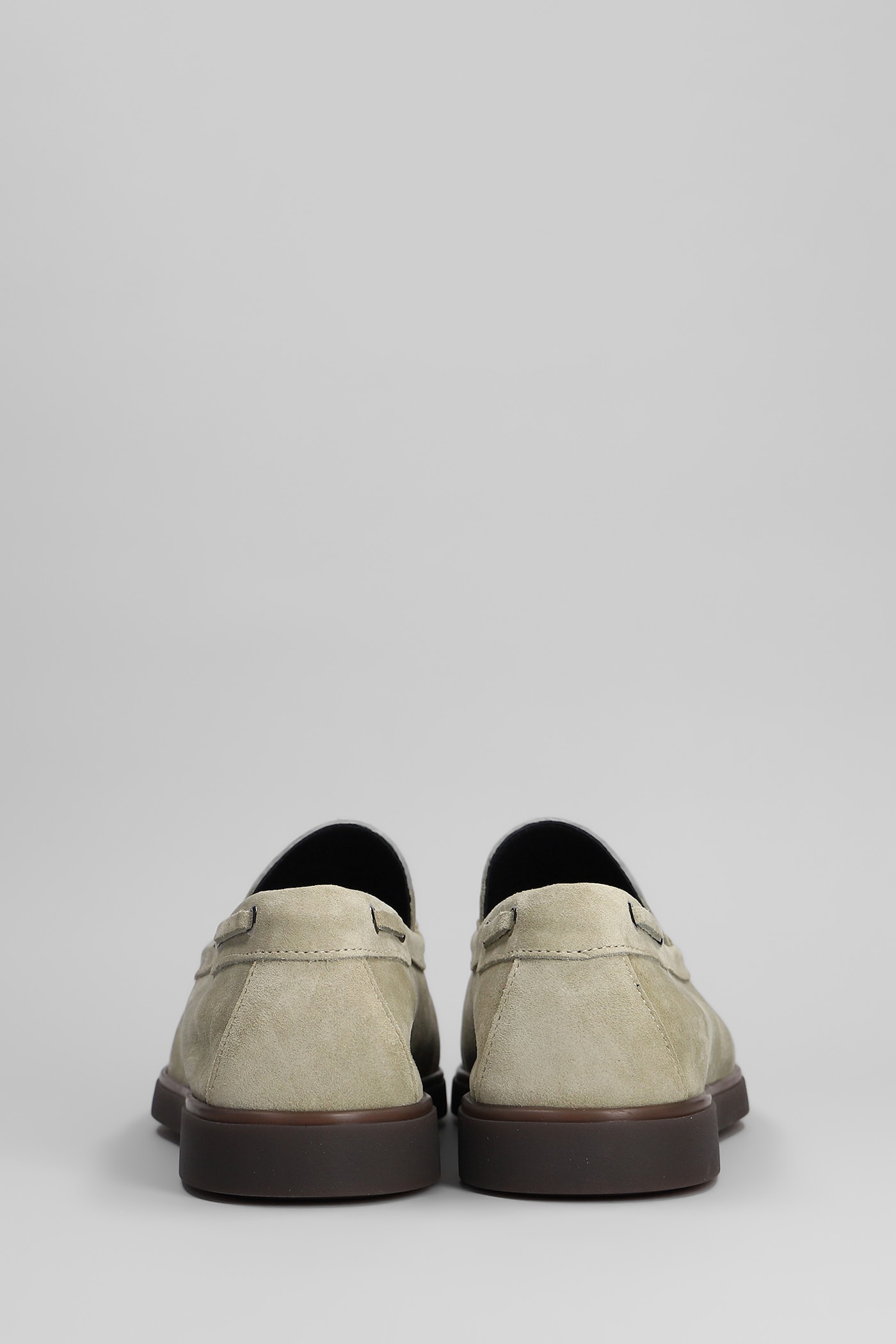 GIUSEPPE ZANOTTI THE MAUI LOAFERS IN TAUPE SUEDE