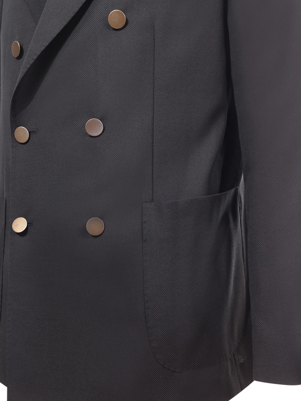 Shop Boglioli Double-breasted Jacket In Black