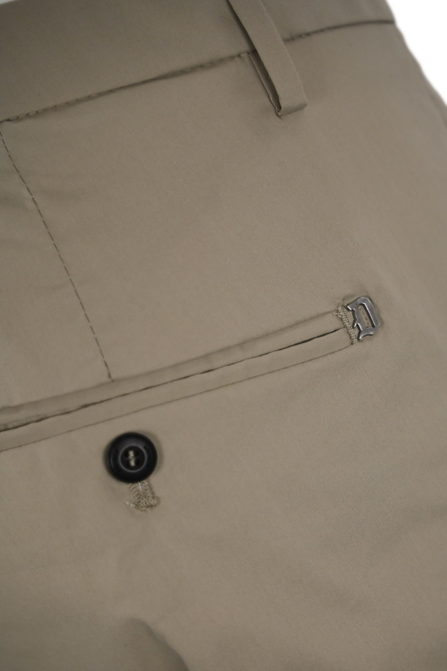 Shop Dondup Gaubert Trousers In Cotton In Sabbia