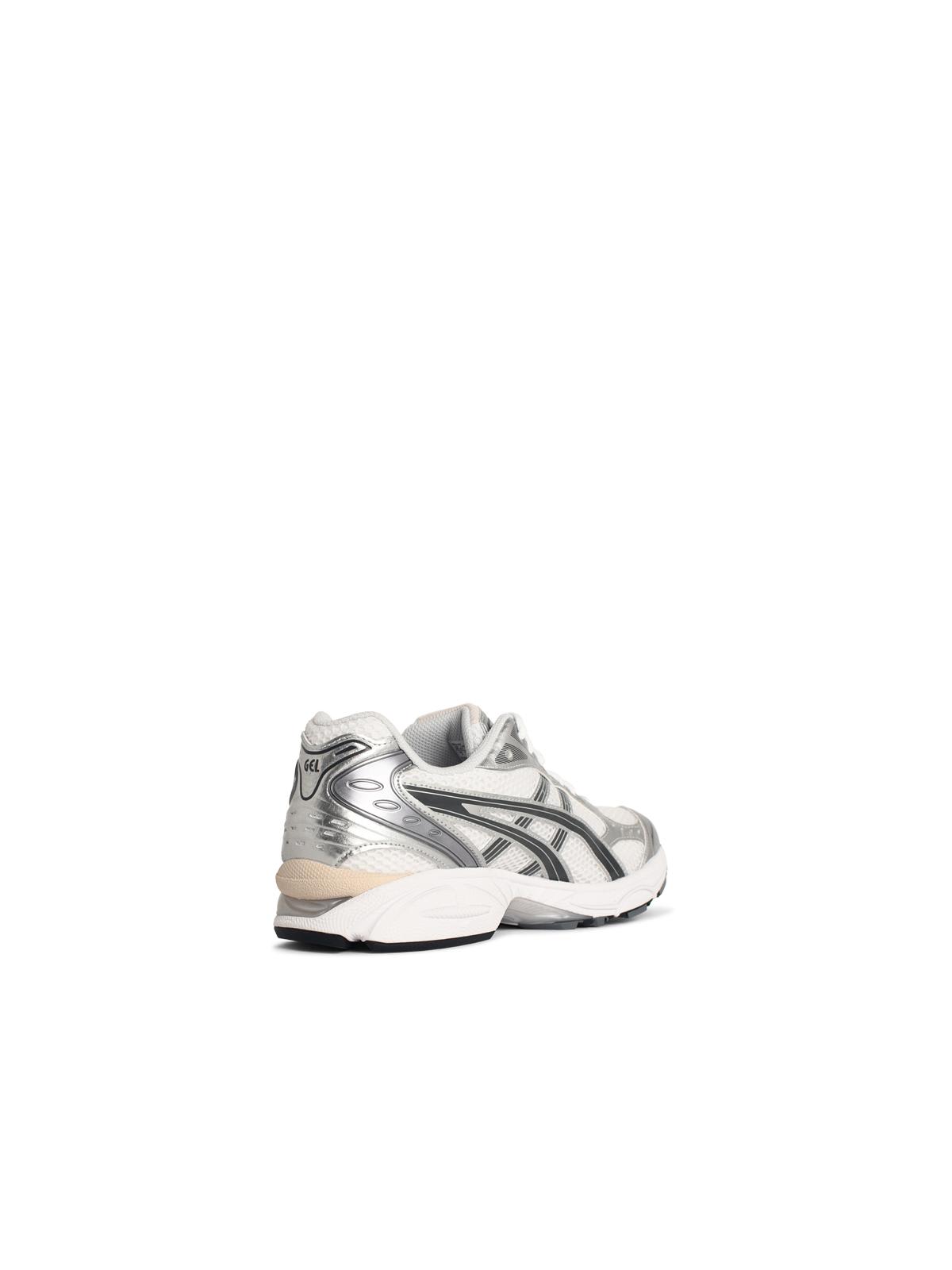 Asics Gel-kayano 14 Sneakers In White And Silver Technical Fabric Blend In White