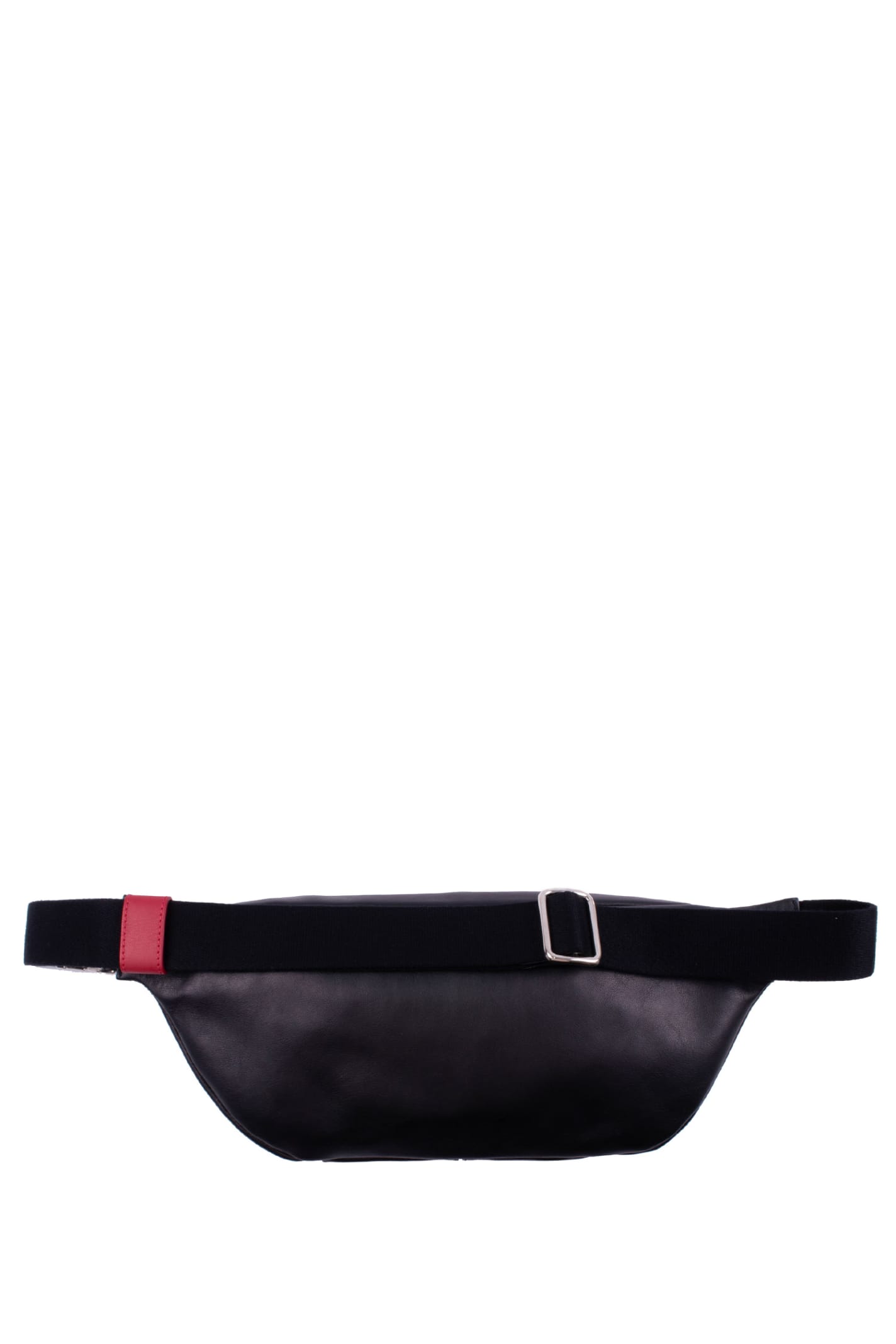 Shop Orciani Leather Pouch In Black