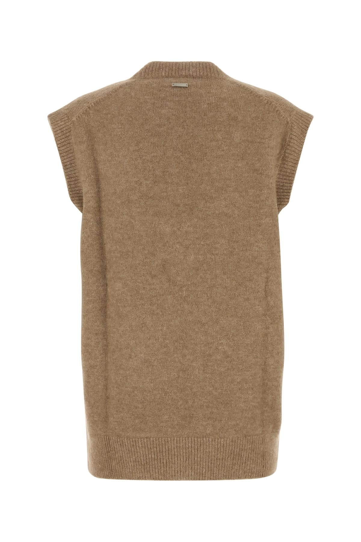 Shop Ferragamo Gilet Scollo V In Nude