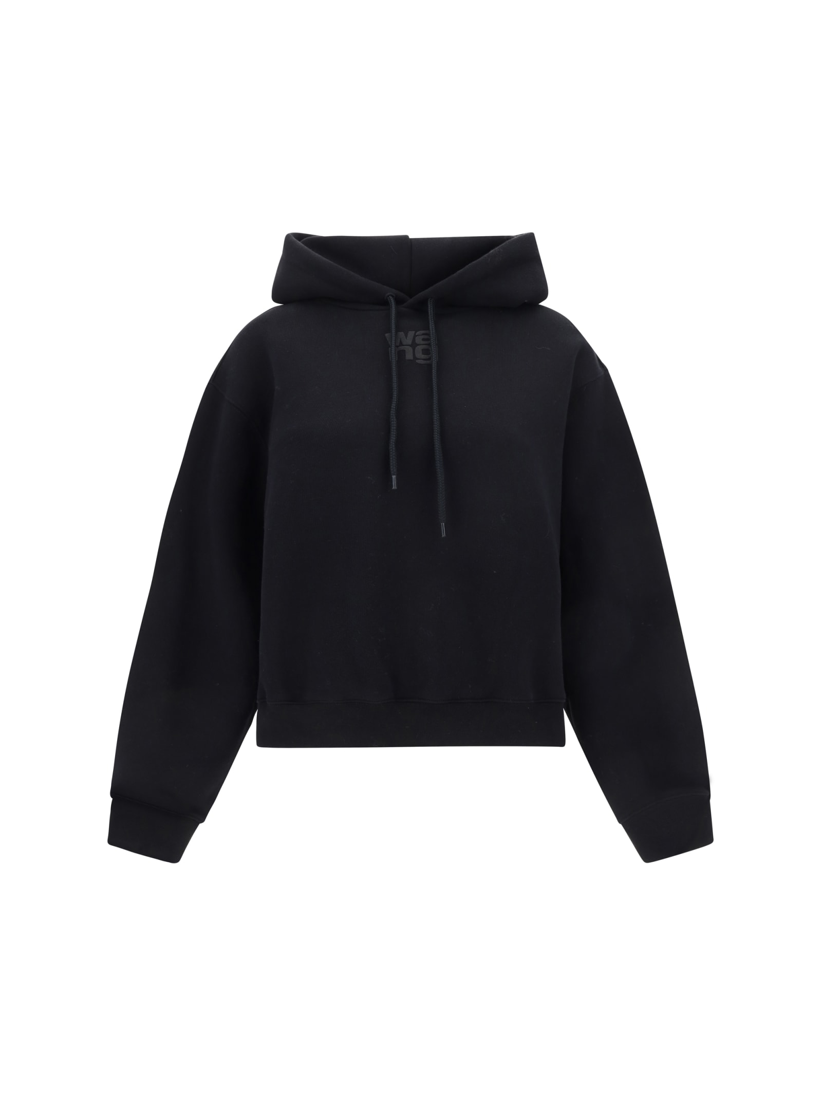 Shop Alexander Wang Hoodie In Black