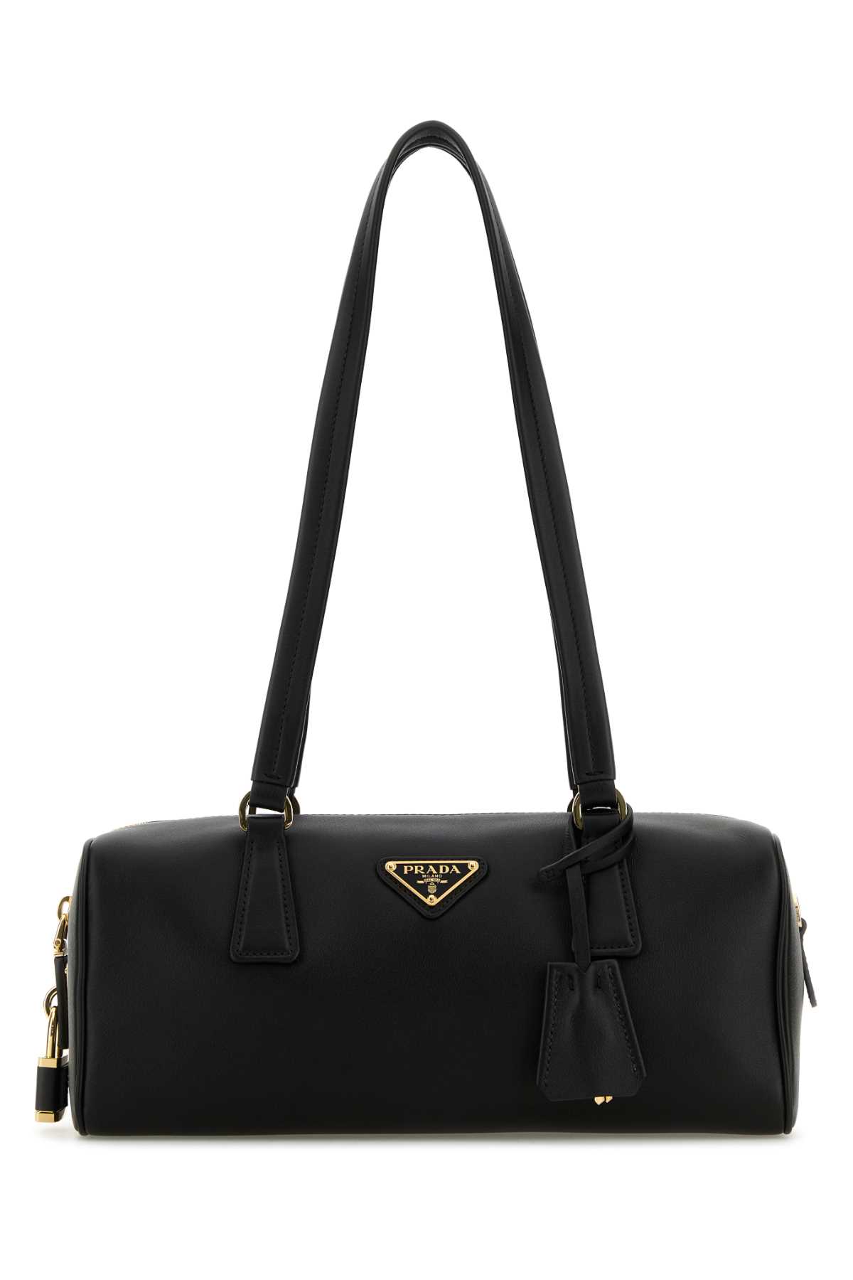 Black Leather Shoulder Bag