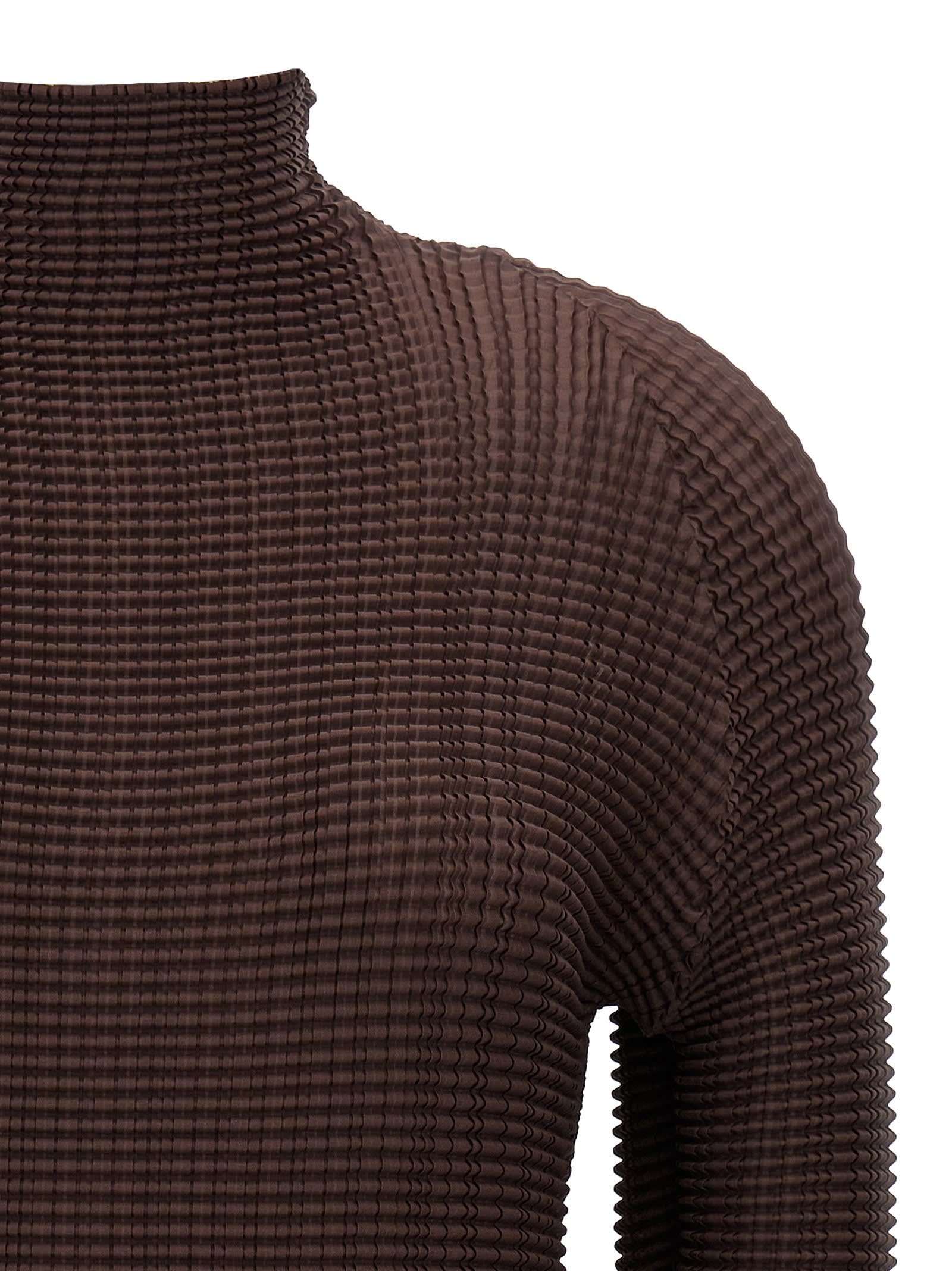 Shop Issey Miyake Wooly Pleats-56 Blouse