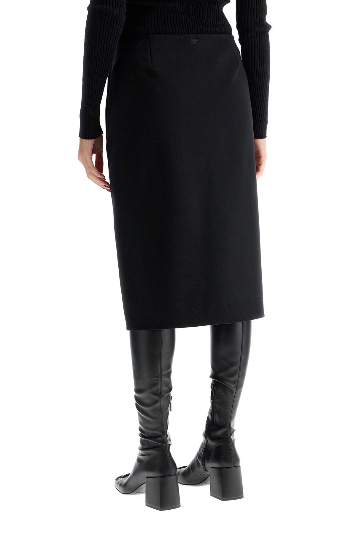 Courrèges Midi Oblique As In Nero