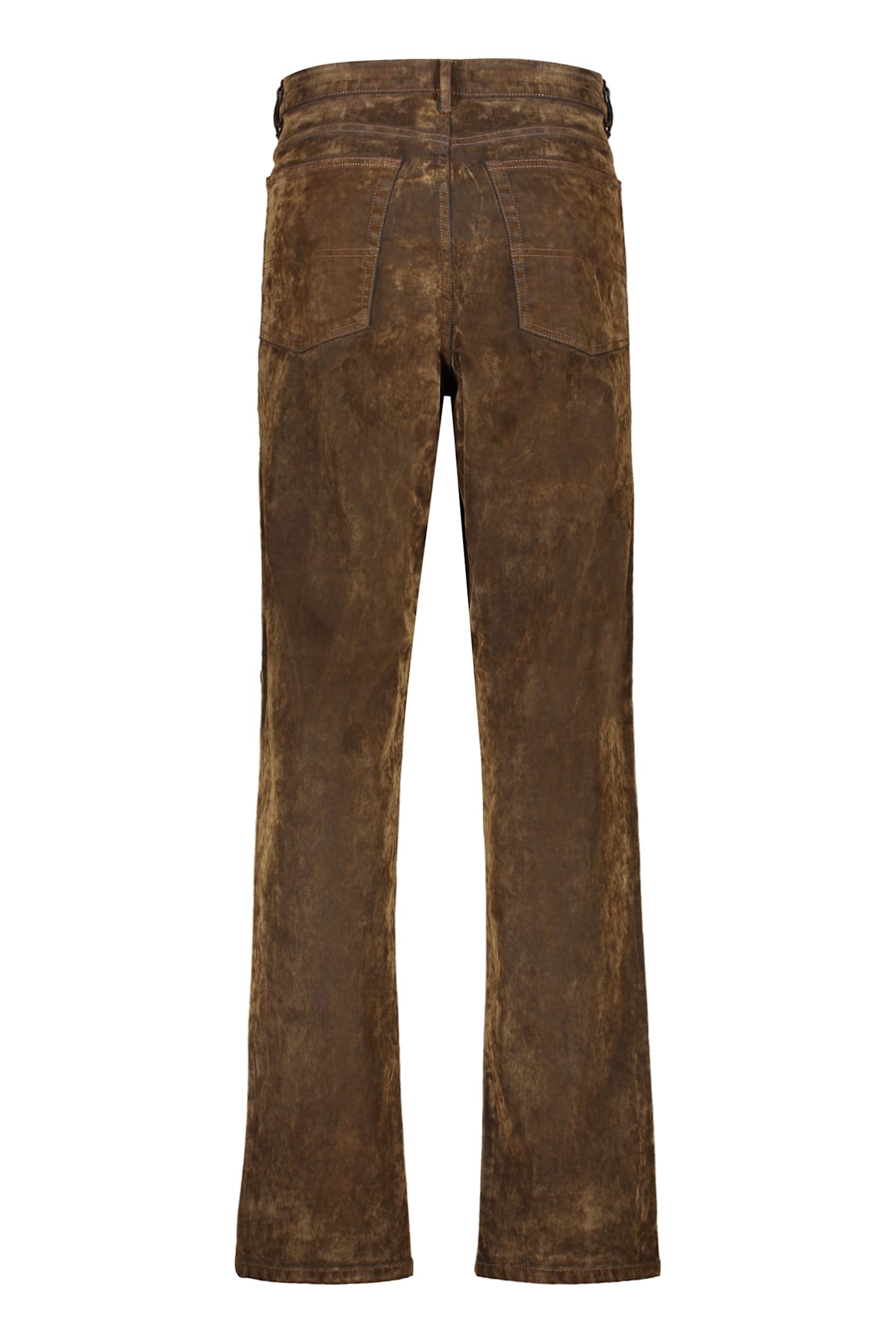 Diesel Wide Leg Brown Pants, Elegant And Comfortable In Brown