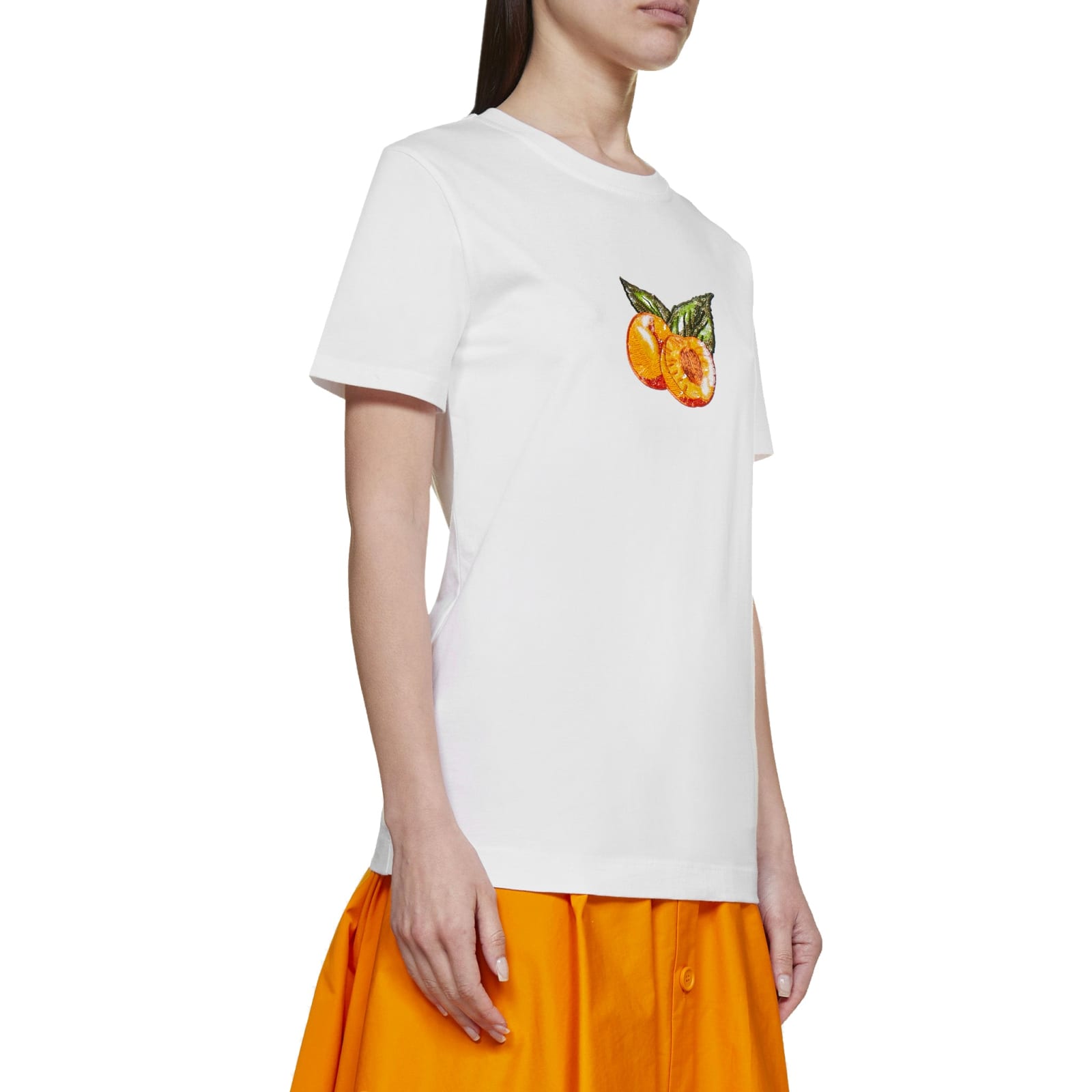 Shop Sportmax Zurlo T-shirt In White