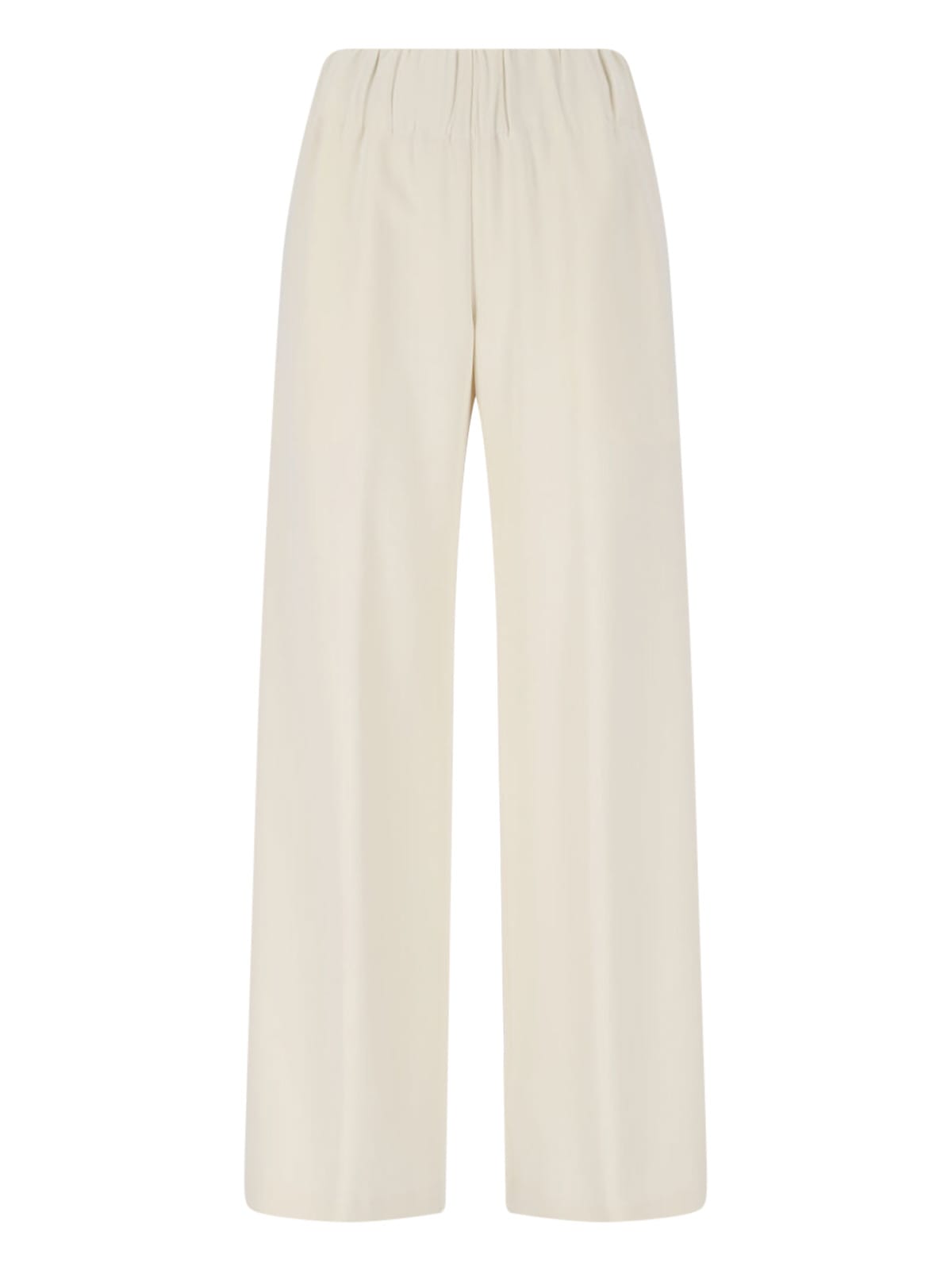 Aspesi Corduroy Elasticated-waistband Pants In Cream
