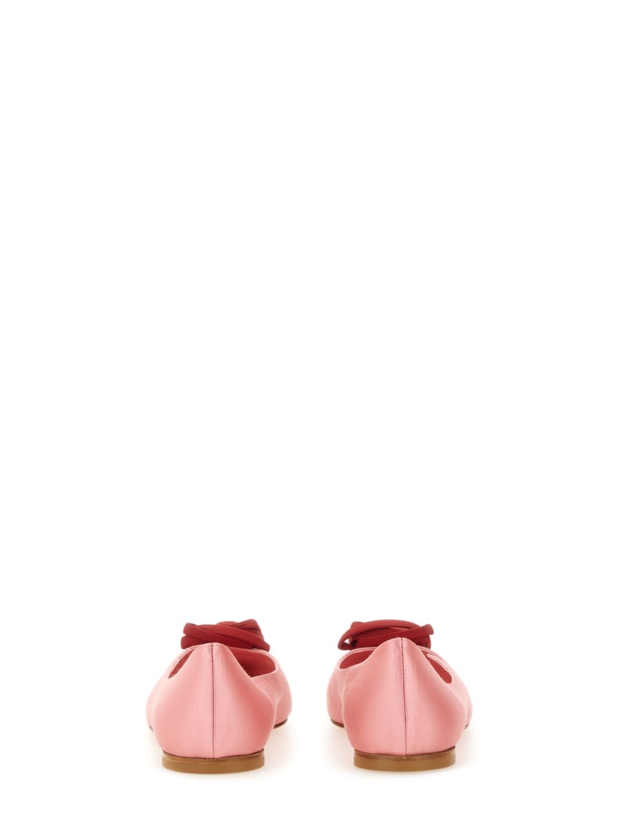 Roger Vivier Ballerina Rose Vivier In Pink