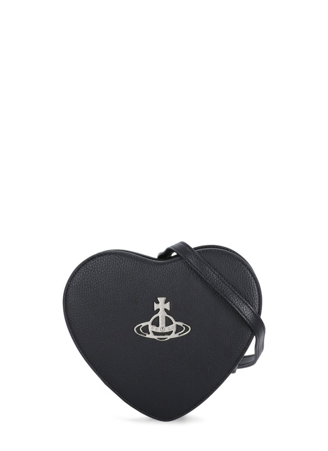 Vivienne Westwood Louise Heart Crossbody Bag In Black