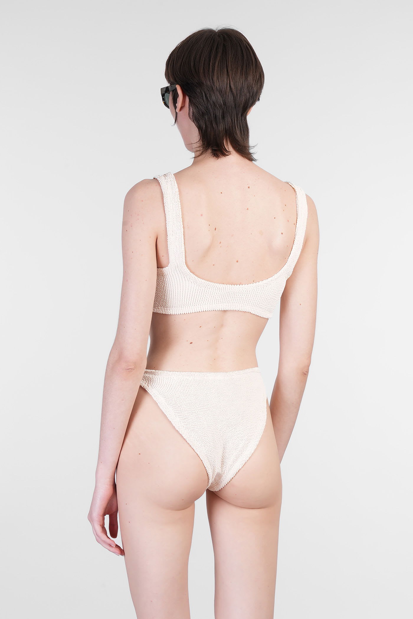 Hunza G Julia Bikini Beachwear In Powder Polyamide