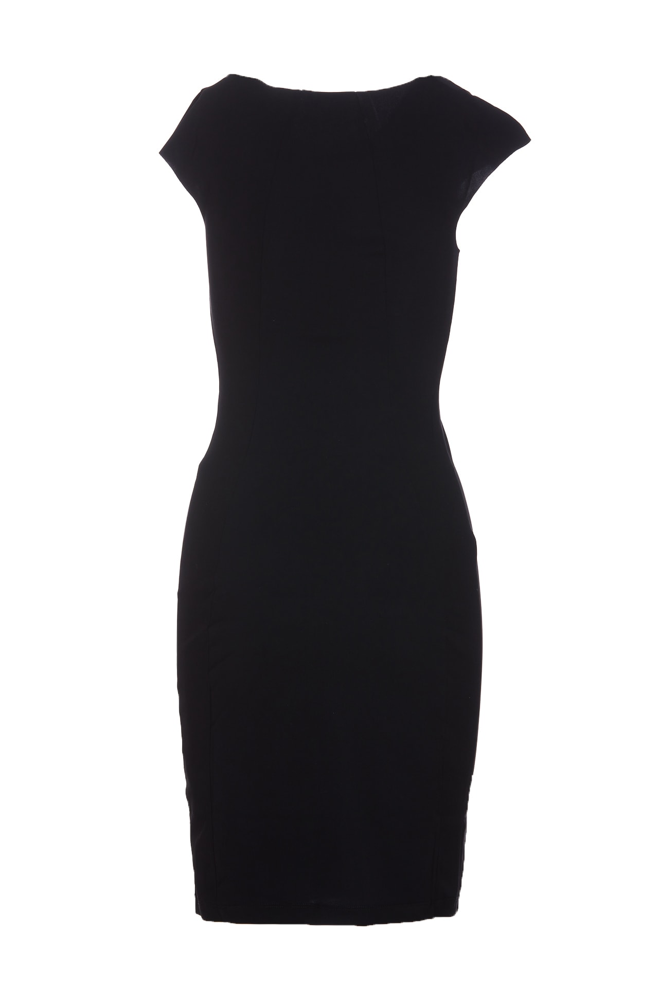 Shop Patrizia Pepe Mini Dress In Black