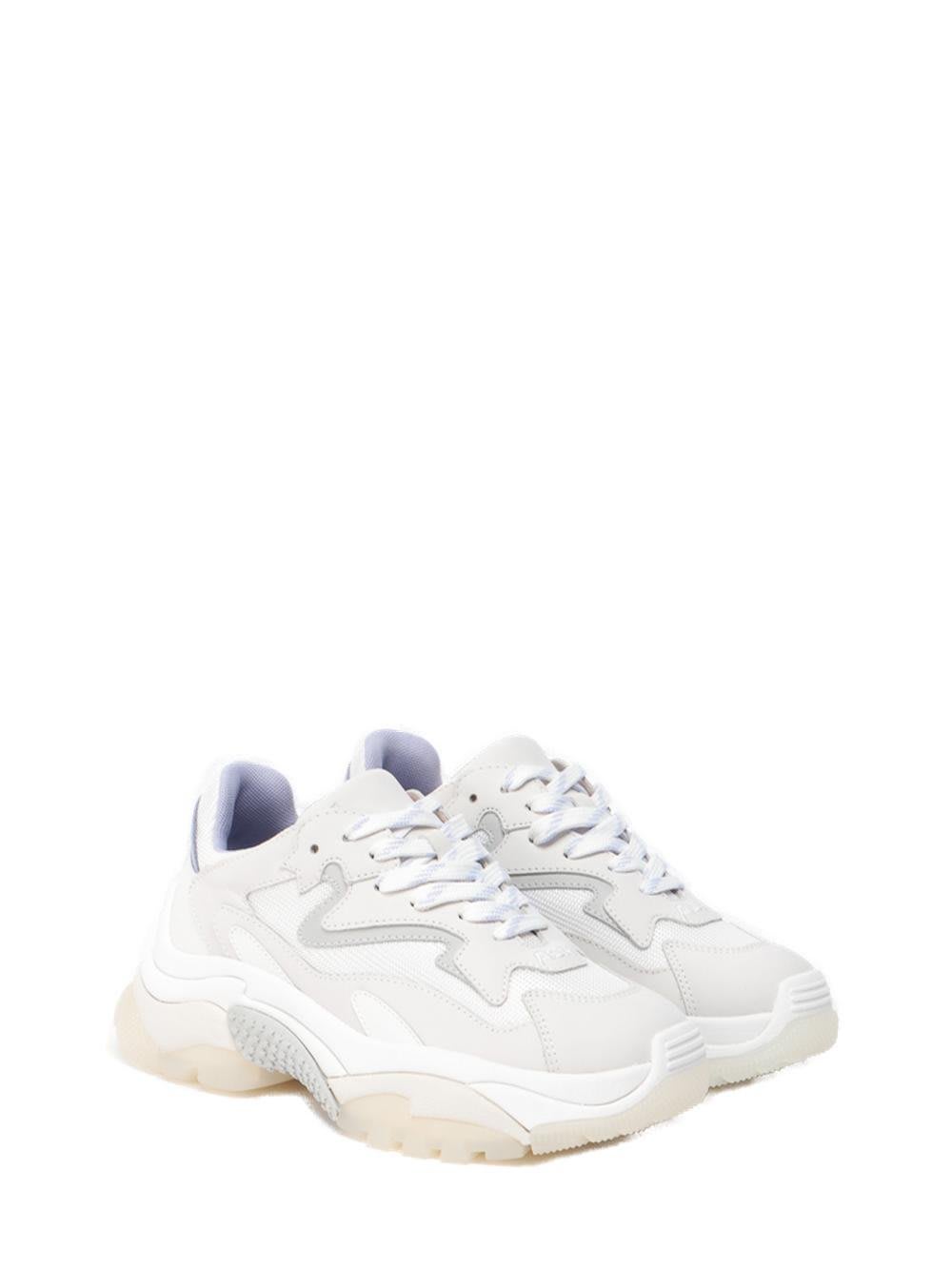 Shop Ash Addict Chunky Lace-up Sneakers In Bianco