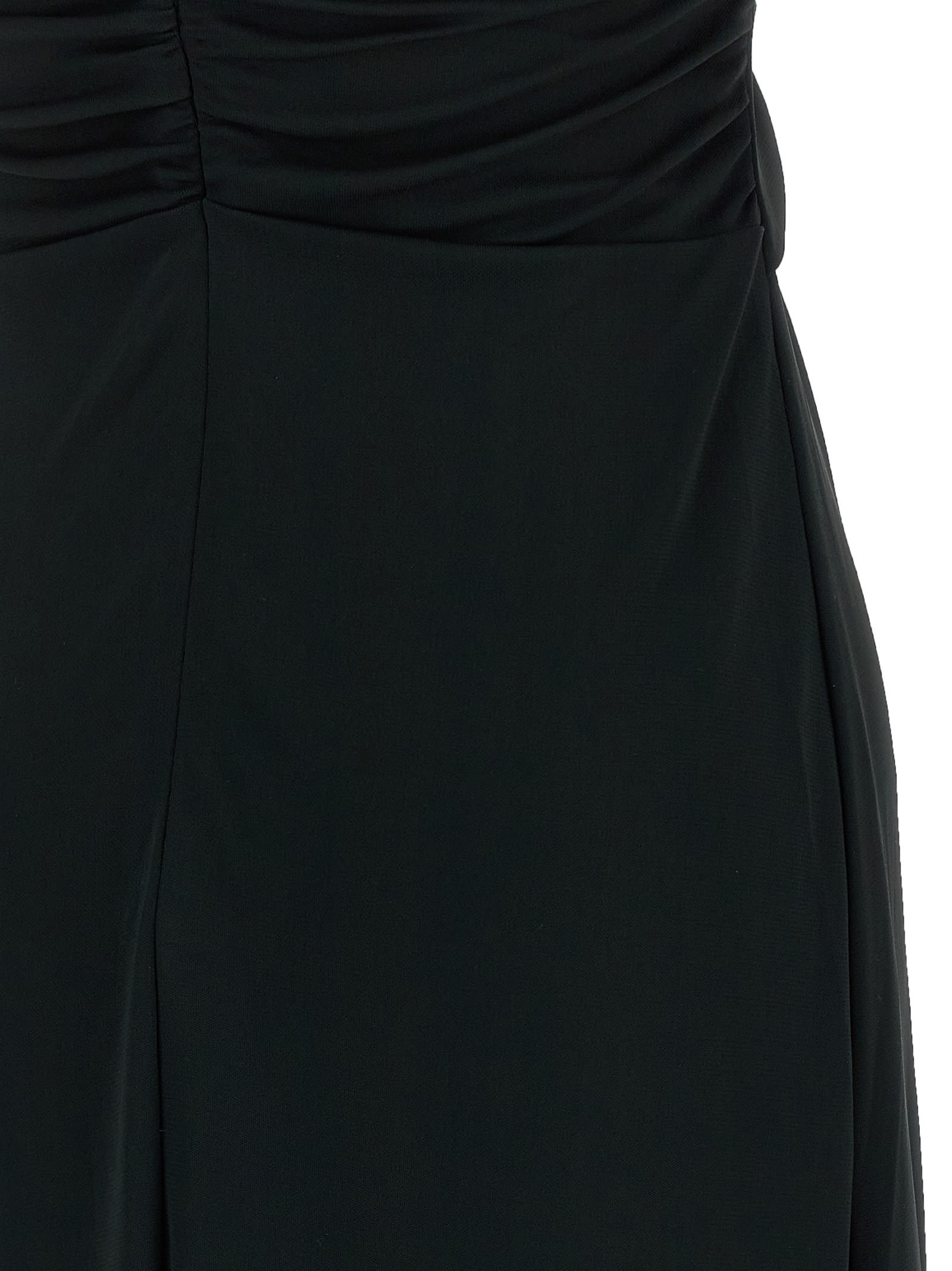 Carolina Herrera Off-shoulder Gown Dress In Black