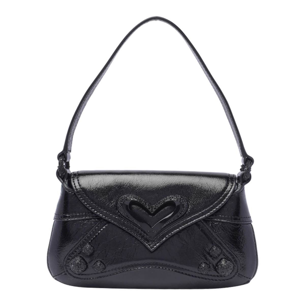 Shop Pinko 520 Baby Shoulder Bag In Black