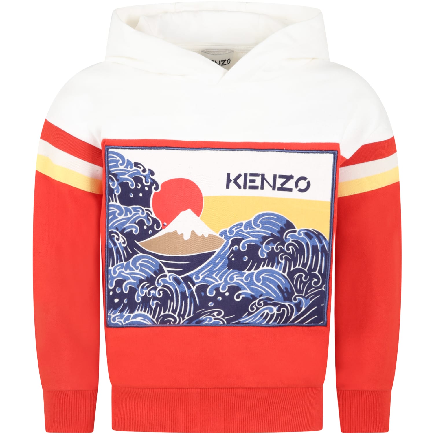 Kenzo Kids Multicolor Sweatshirt For Boy With Logo
