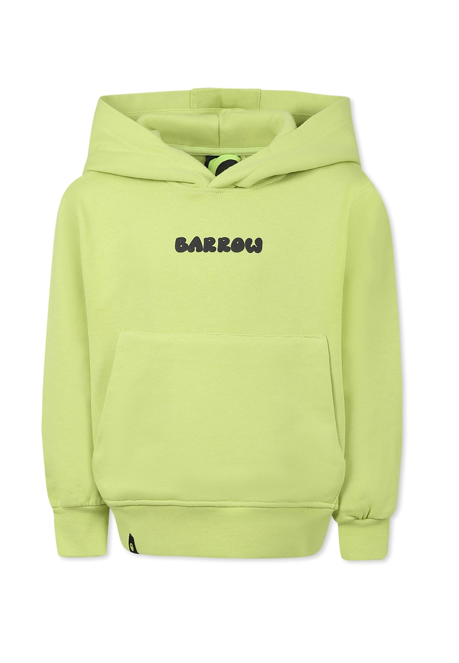 Barrow Green Sweatshirt For Kids With Bear Print In Green