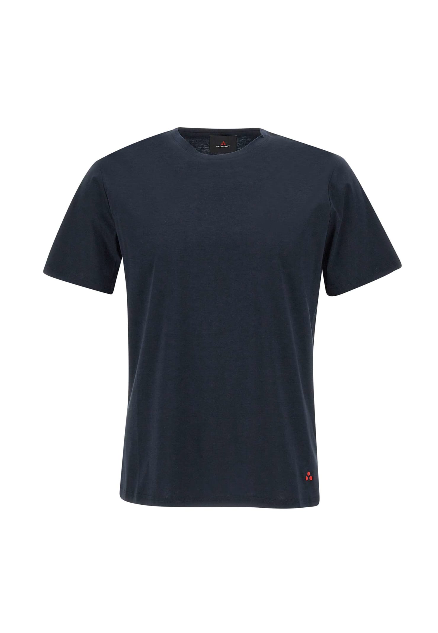 Shop Peuterey Cleats Mer Cotton T-shirt In Blue