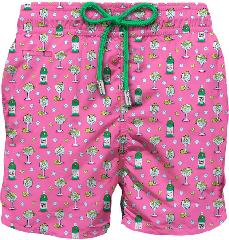 Mc2 Saint Barth Swim Short In Fantasia