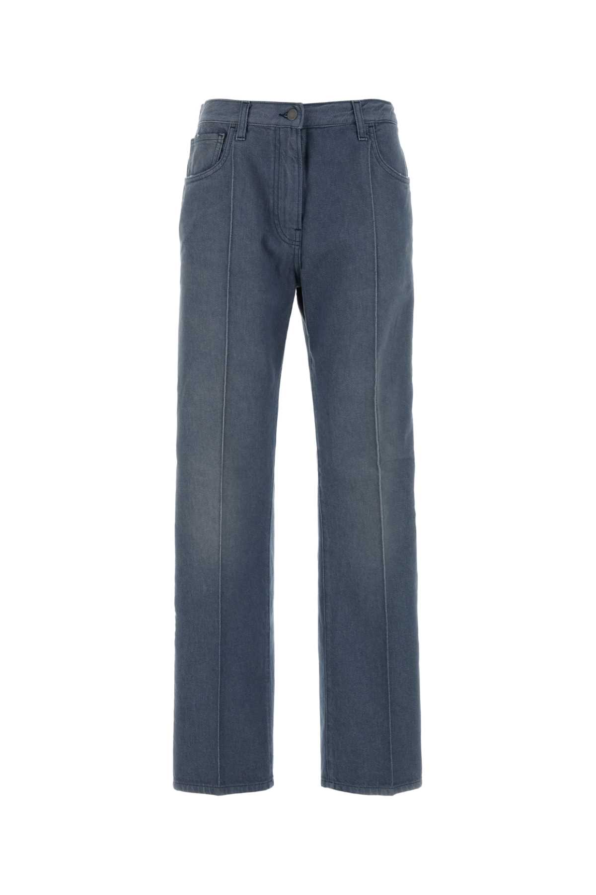 Prada Cerulean Blue Denim Jeans