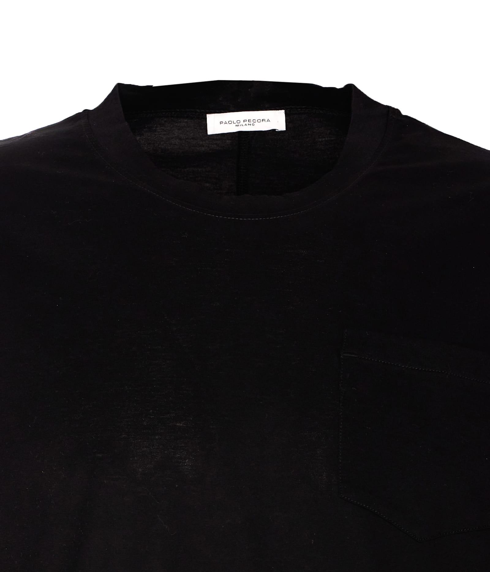 Shop Paolo Pecora T-shirt In Black